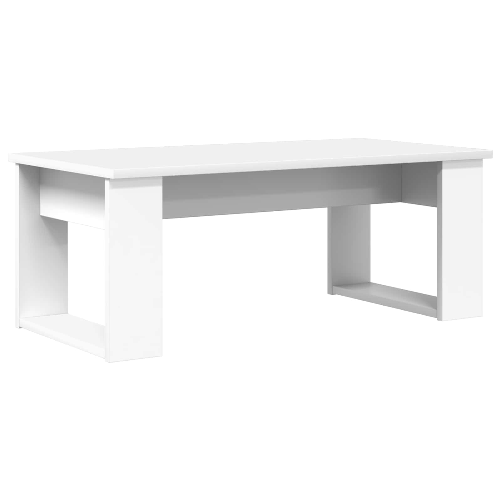 Ensemble de tables basses 2 pcs Blanc Bois d'ingénierie - XIOS