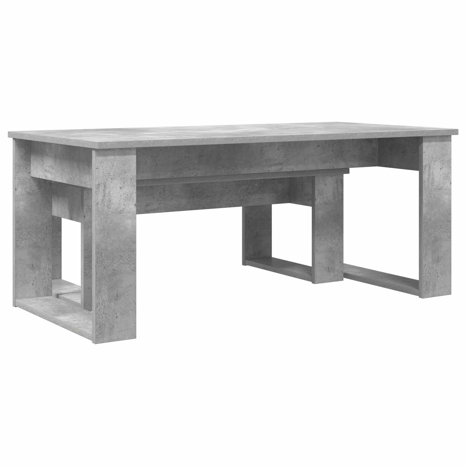 Ensemble de tables basses 2 pcs Gris béton Bois d'ingénierie - XIOS