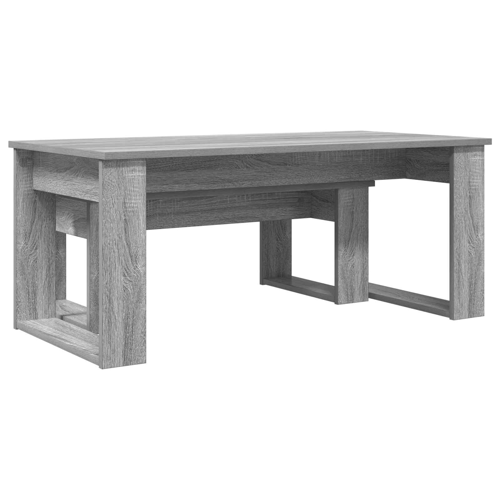 Ensemble de tables basses 2 pcs Gris Sonoma Bois d'ingénierie - XIOS
