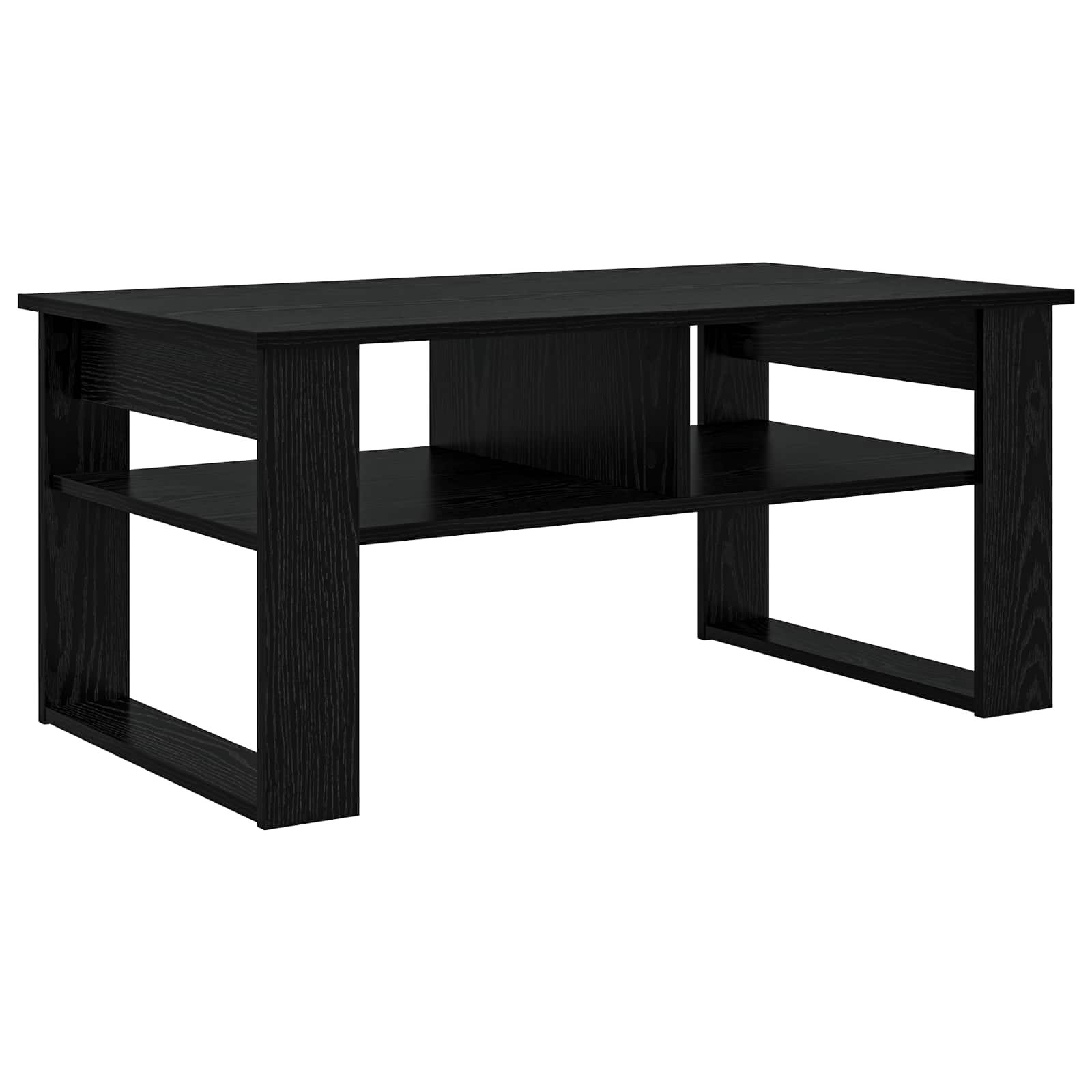 Table basse Chêne noir 96 x 54 x 44 cm Bois d'ingénierie - XIOS