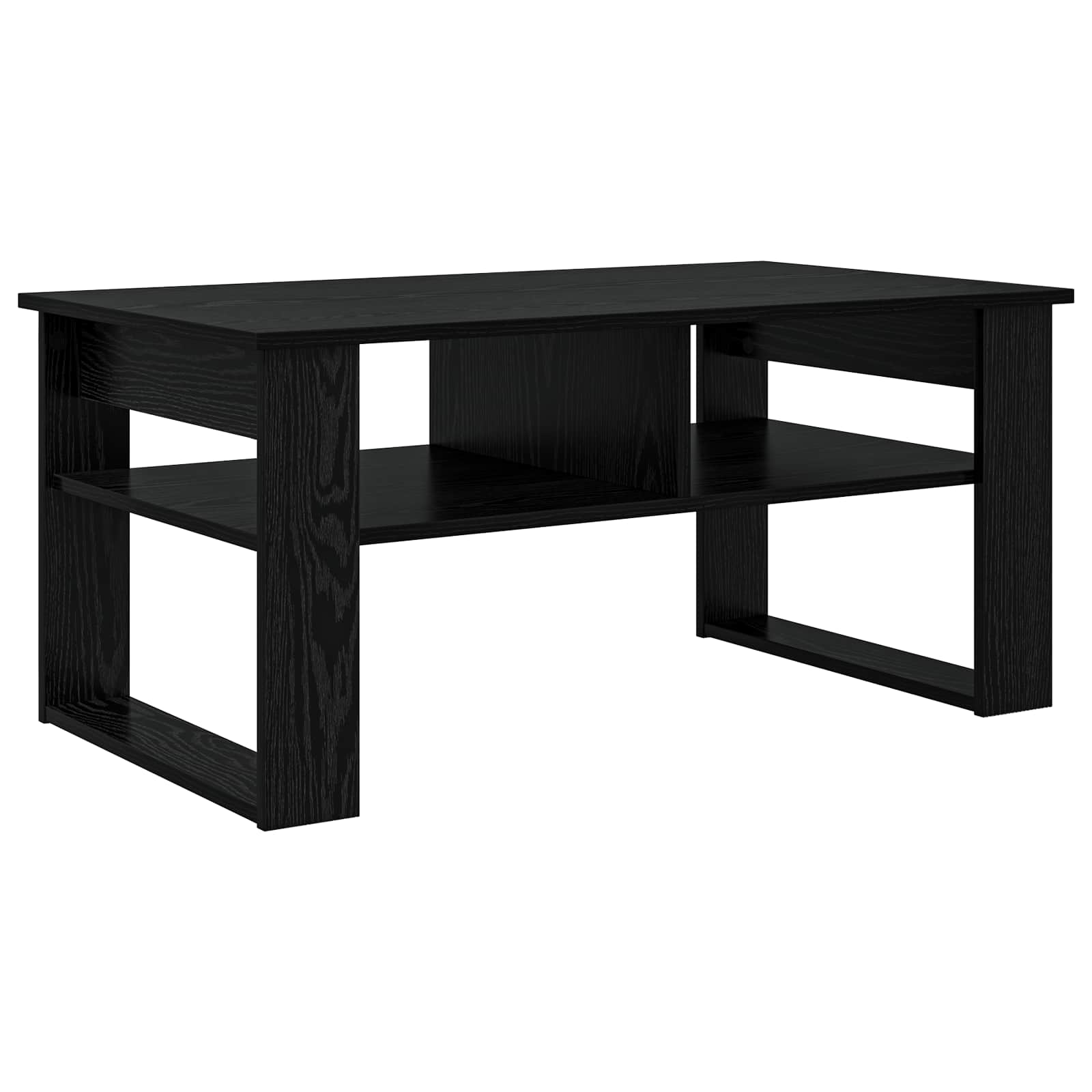 Table basse Chêne noir 96 x 54 x 44 cm Bois d'ingénierie - XIOS