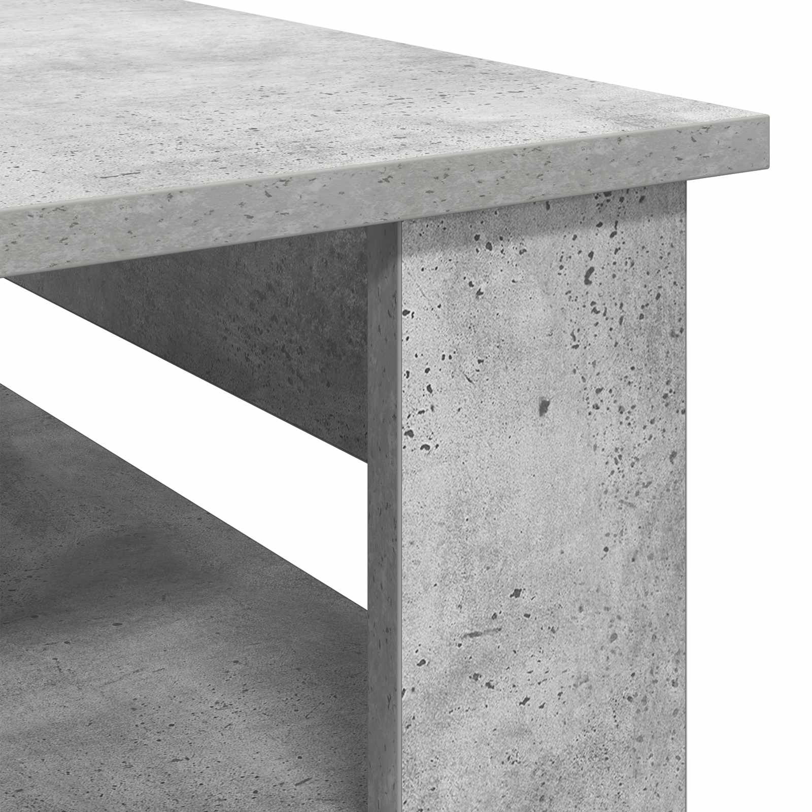 Table basse Gris béton 96 x 54 x 44 cm Bois d'ingénierie - XIOS
