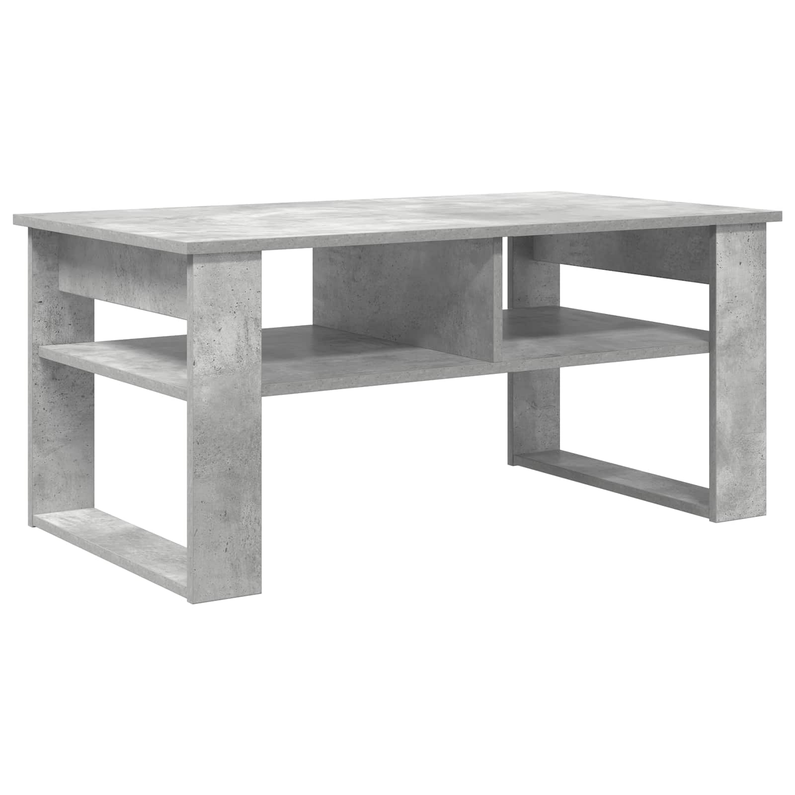 Table basse Gris béton 96 x 54 x 44 cm Bois d'ingénierie - XIOS