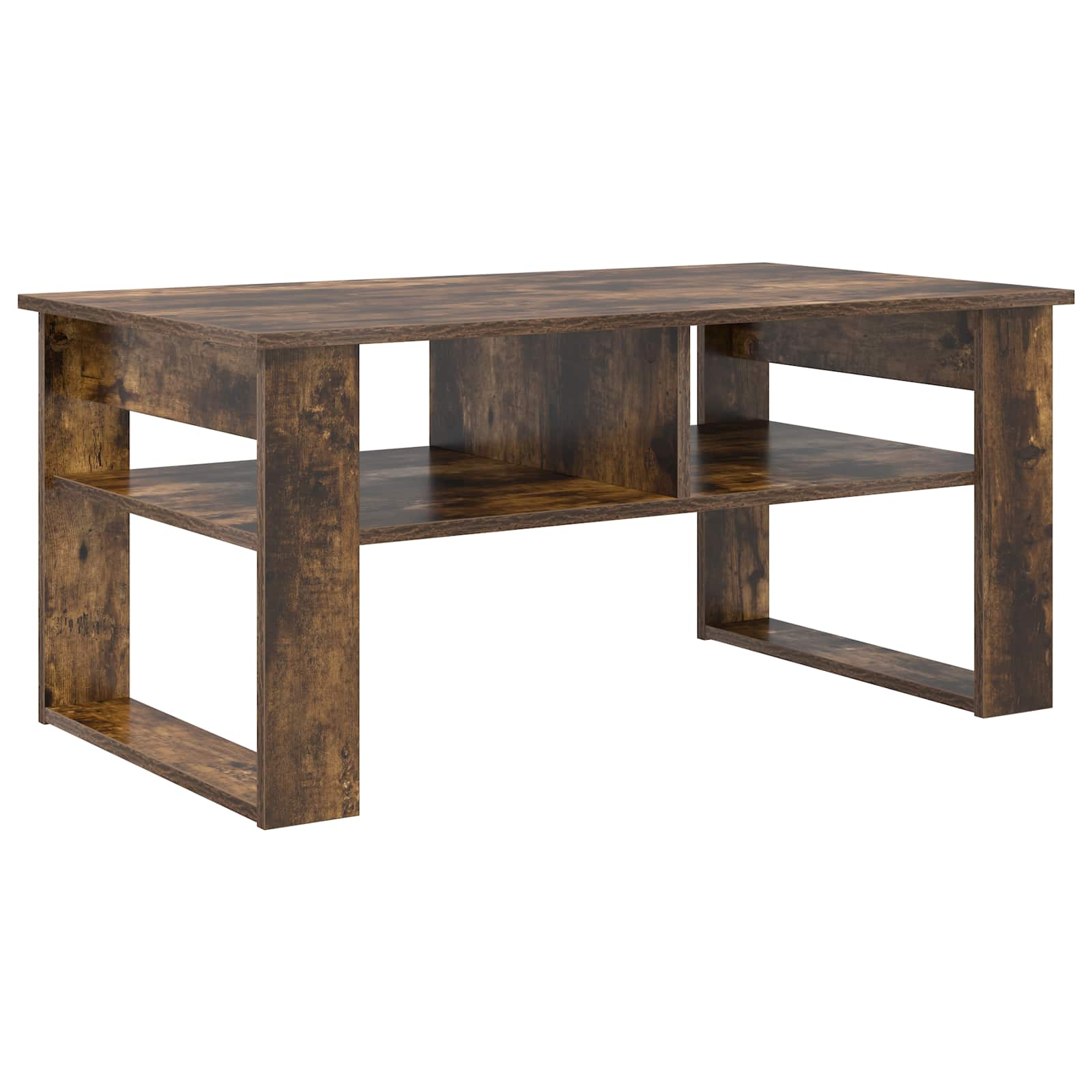 Table basse Chêne fumé 96 x 54 x 44 cm Bois d'ingénierie - XIOS