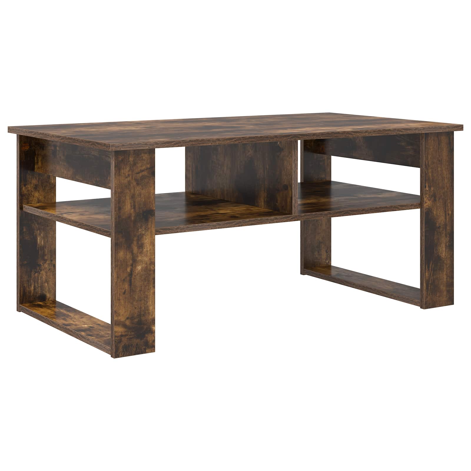 Table basse Chêne fumé 96 x 54 x 44 cm Bois d'ingénierie - XIOS