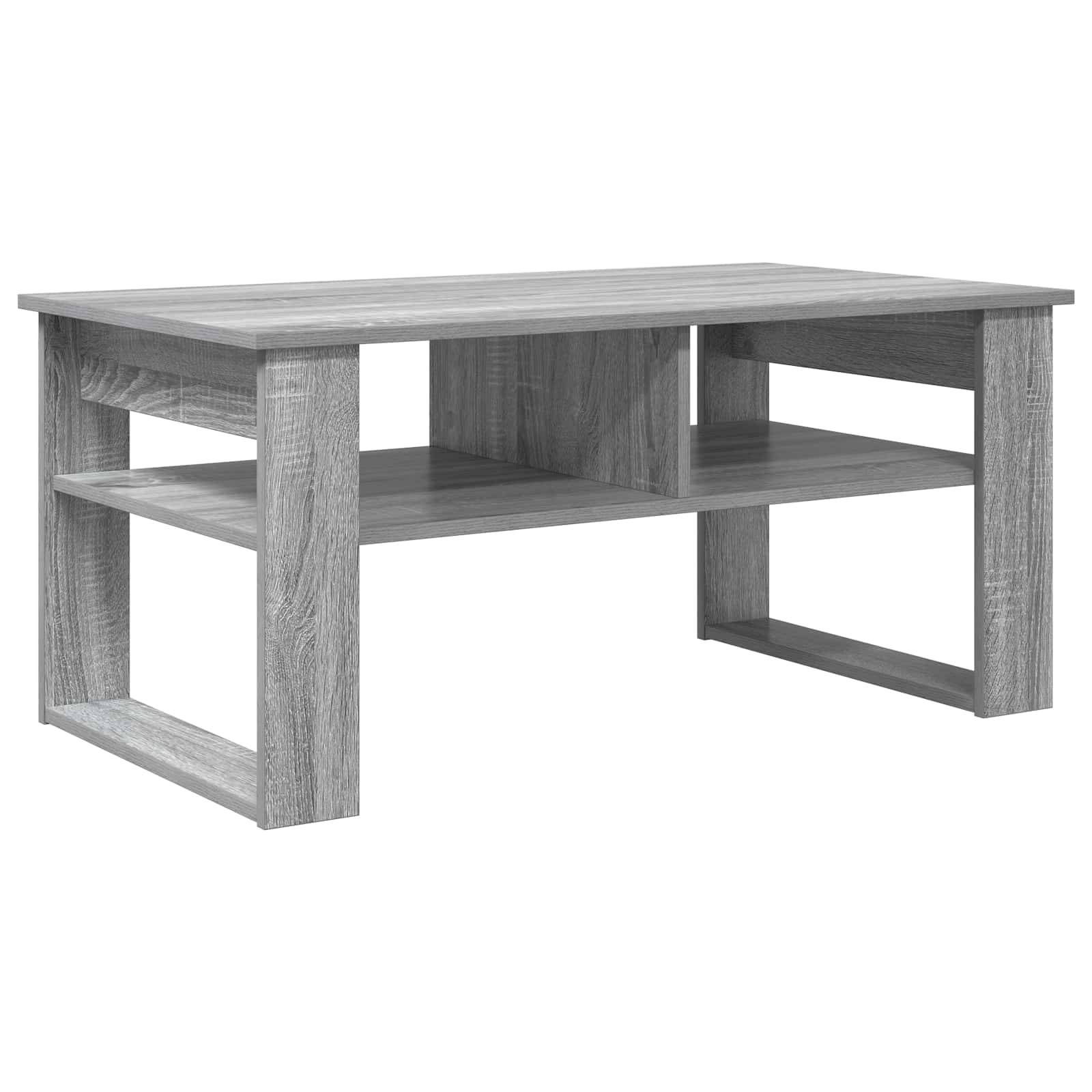 Table basse Gris Sonoma 96 x 54 x 44 cm Bois d'ingénierie - XIOS