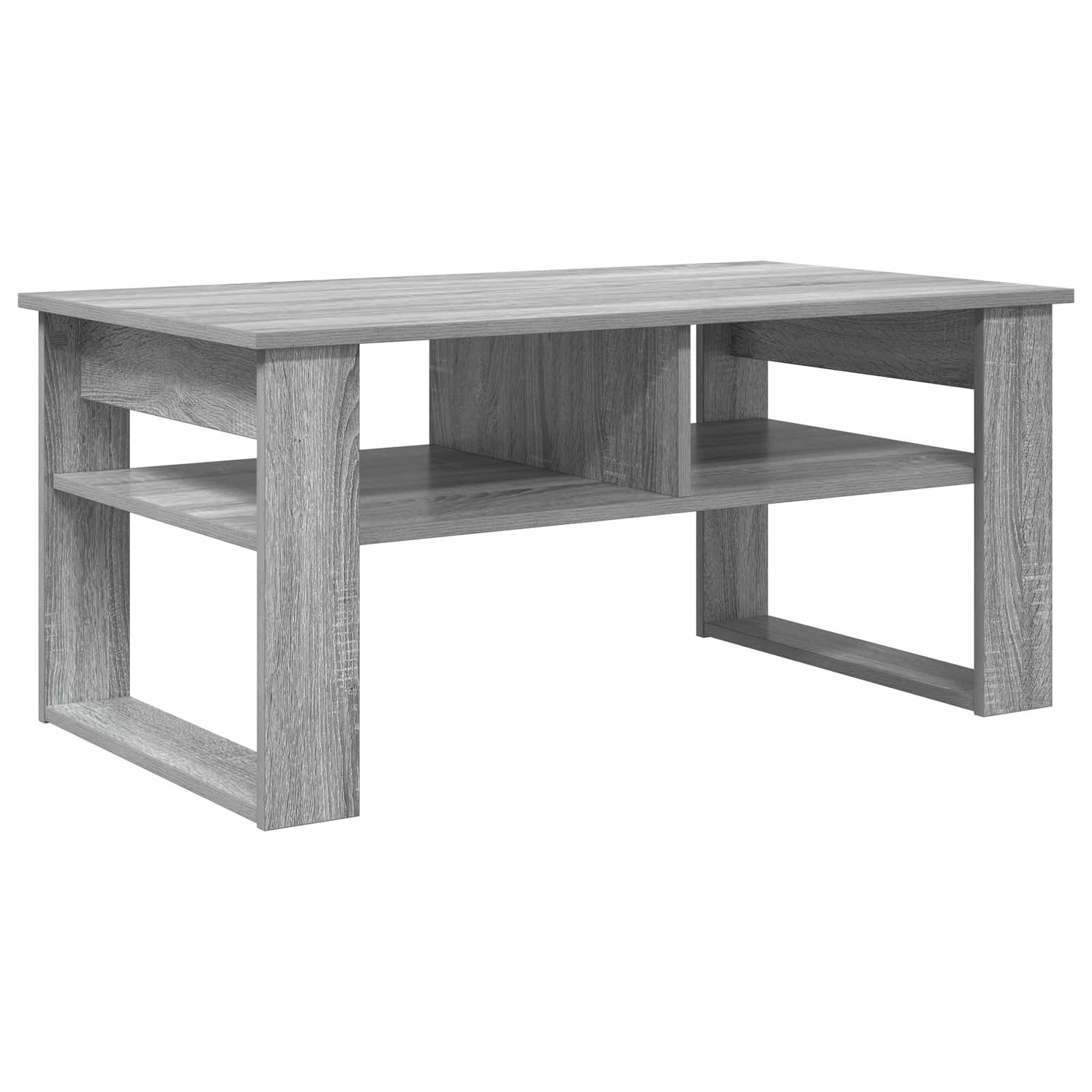 Table basse Gris Sonoma 96 x 54 x 44 cm Bois d'ingénierie - XIOS