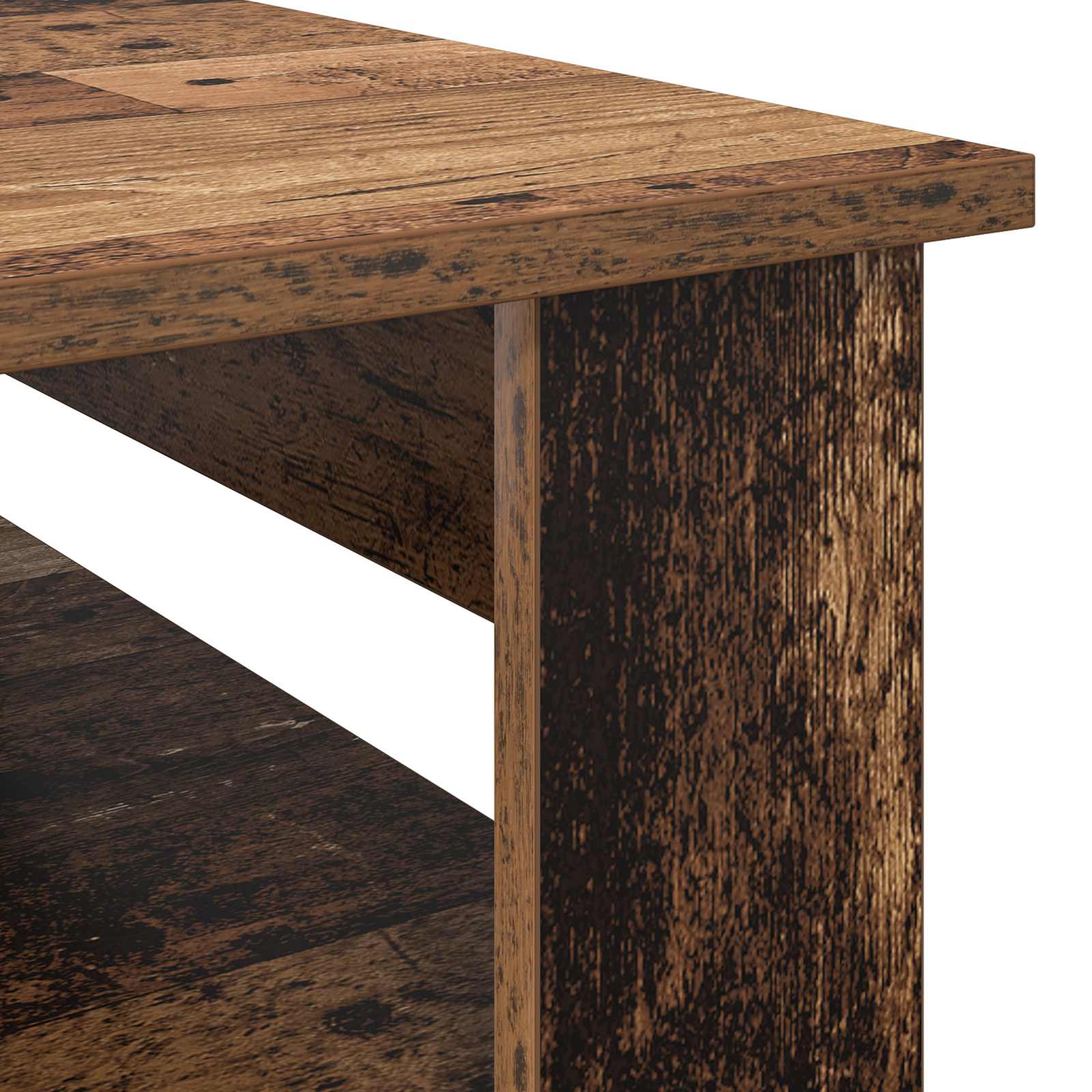 Table basse Bois ancien 96 x 54 x 44 cm Bois d'ingénierie - XIOS
