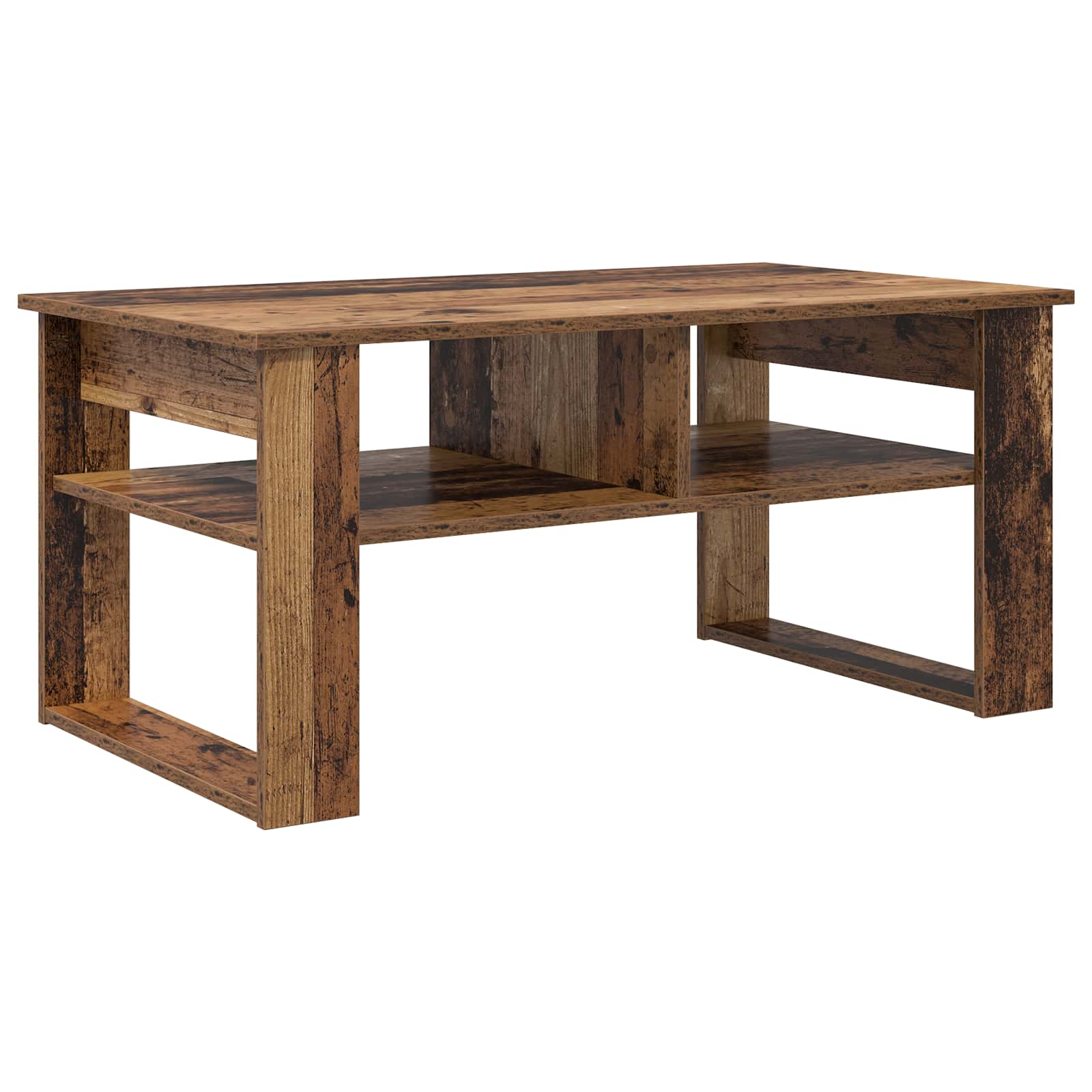 Table basse Bois ancien 96 x 54 x 44 cm Bois d'ingénierie - XIOS