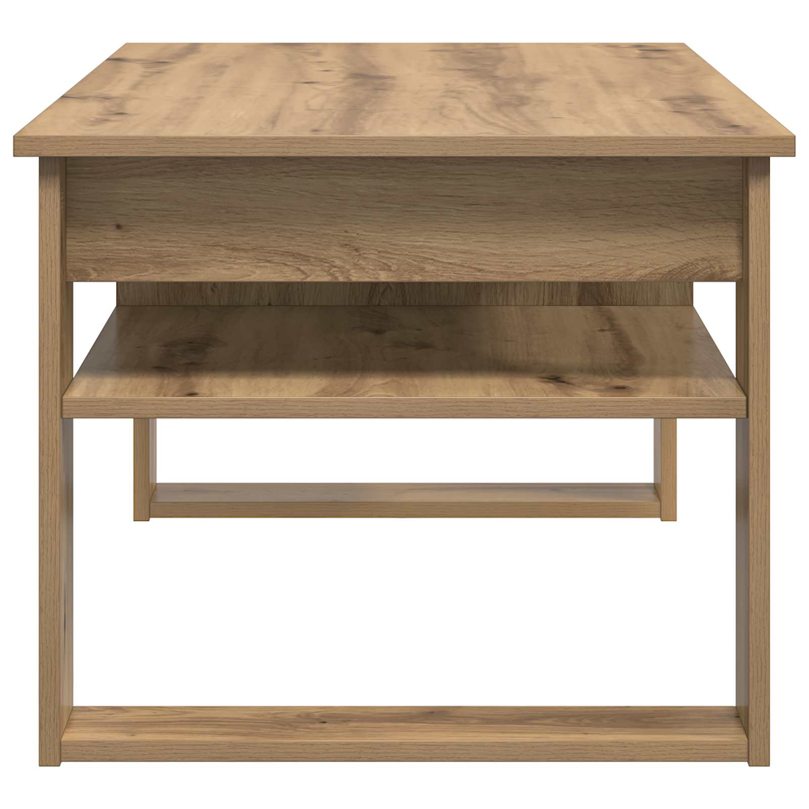 Table basse Chêne artisanal 96 x 54 x 44 cm Bois d'ingénierie - XIOS