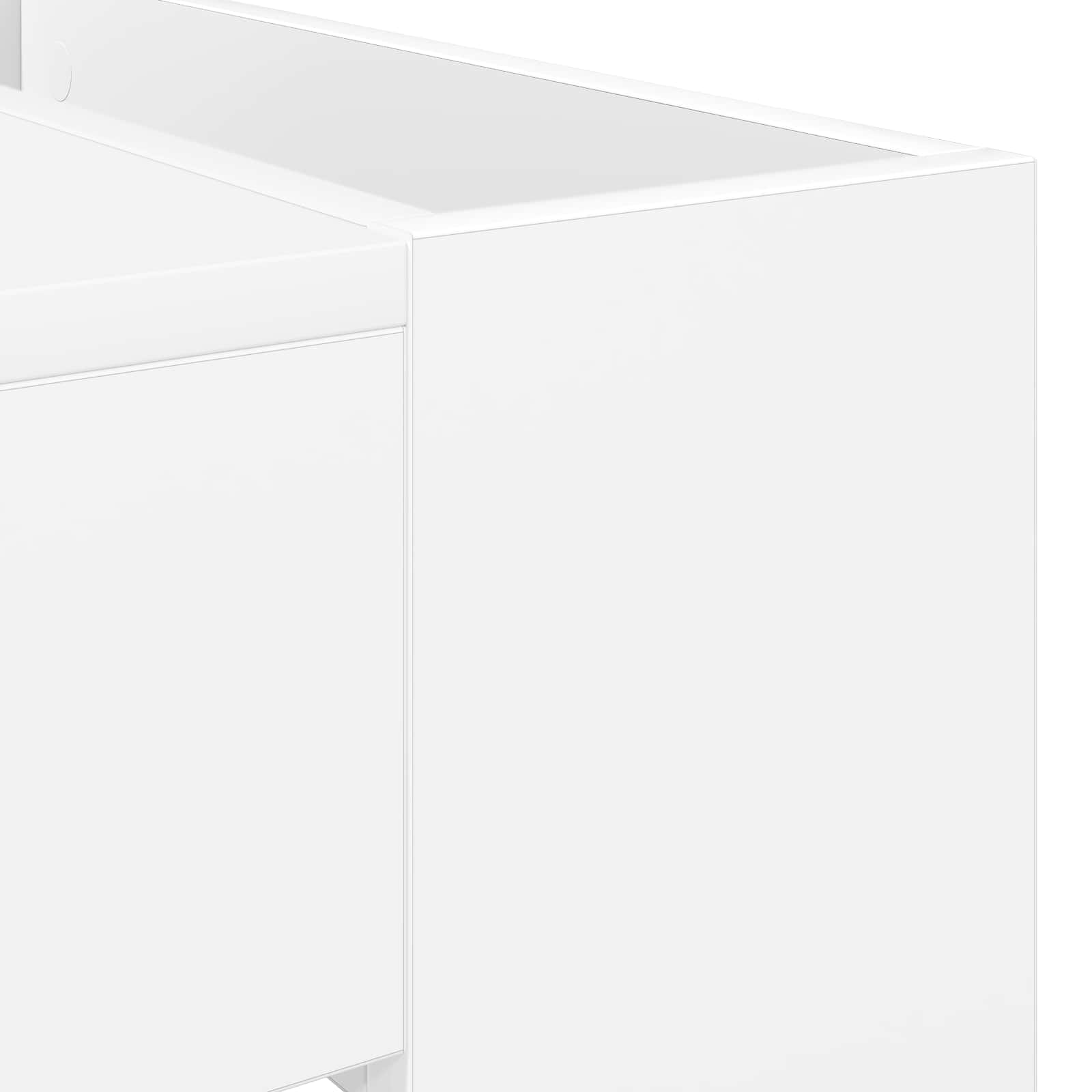 Table basse Blanc 110 x 50 x 41 cm Bois d'ingénierie - XIOS