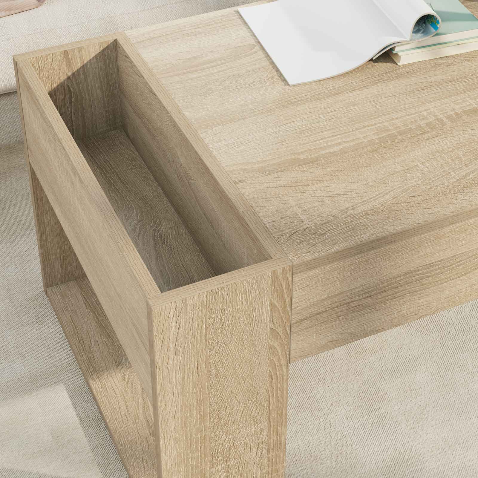 Table basse Chêne Sonoma 110 x 50 x 41 cm Bois d'ingénierie - XIOS