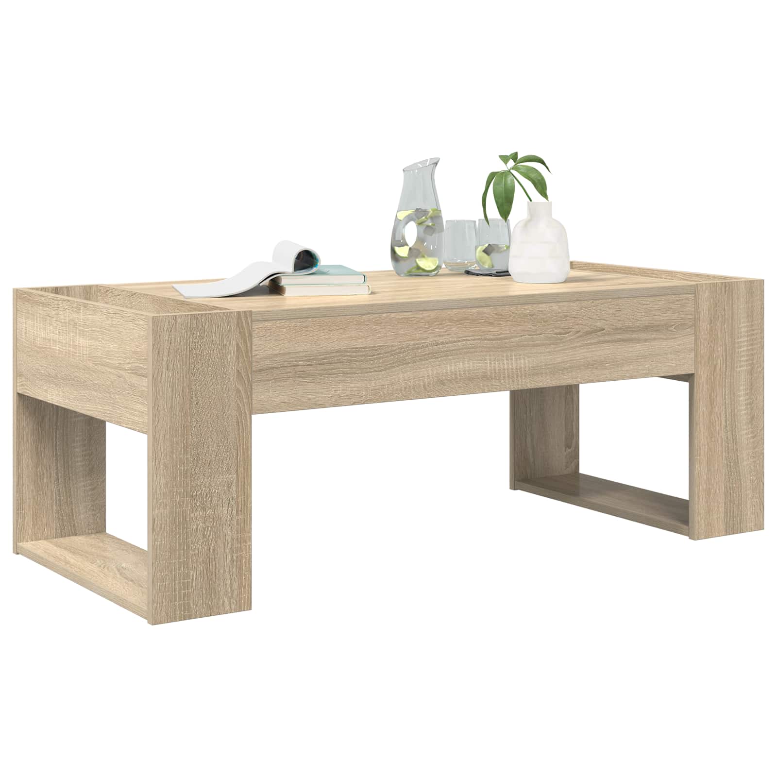 Table basse Chêne Sonoma 110 x 50 x 41 cm Bois d'ingénierie - XIOS