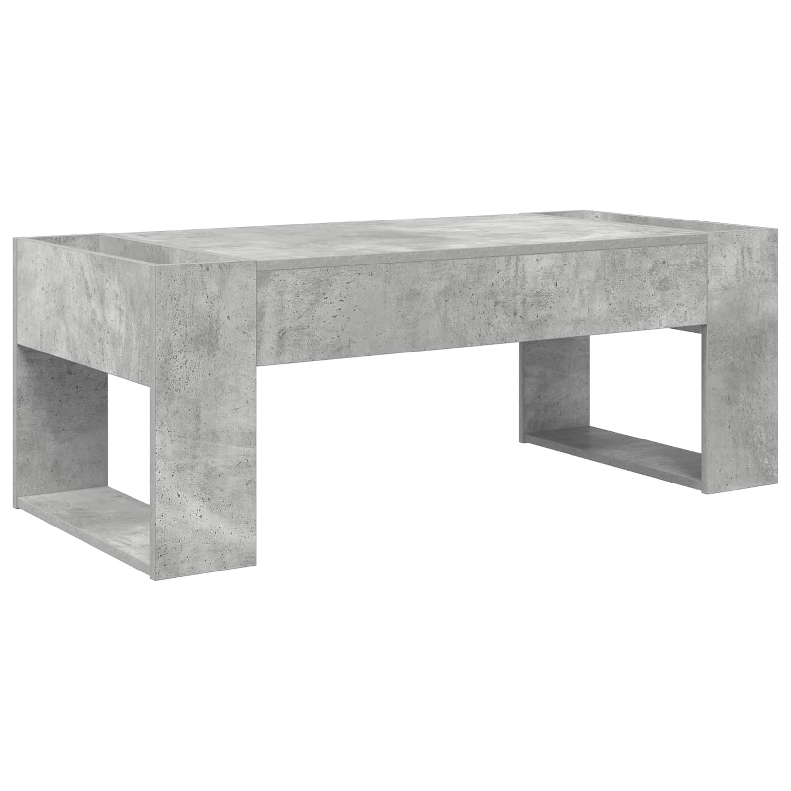 Table basse Gris béton 110 x 50 x 41 cm Bois d'ingénierie - XIOS
