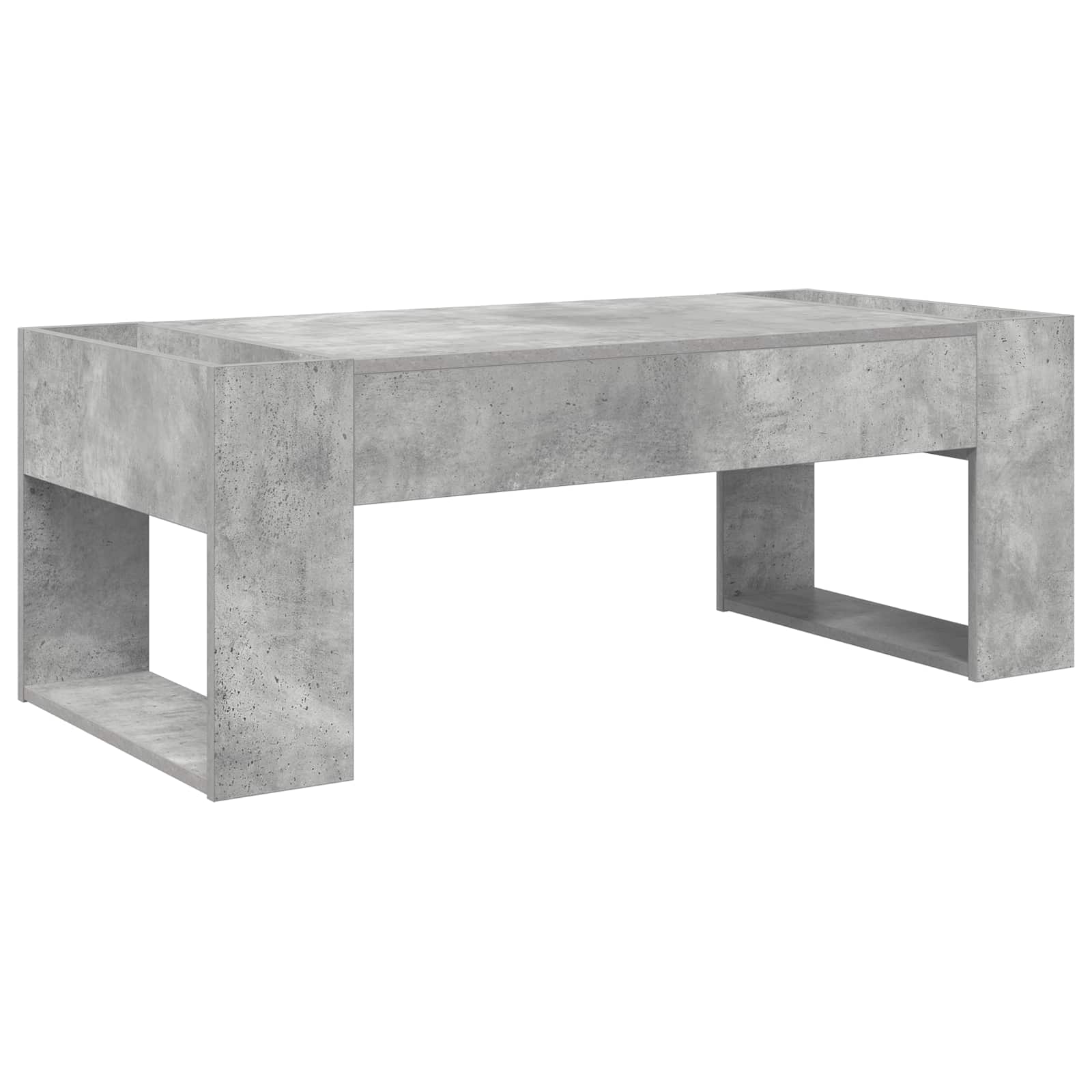 Table basse Gris béton 110 x 50 x 41 cm Bois d'ingénierie - XIOS