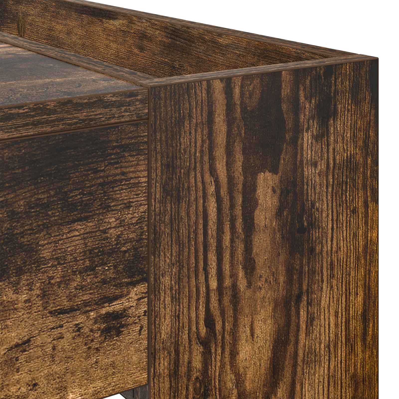Table basse Chêne fumé 110 x 50 x 41 cm Bois d'ingénierie - XIOS