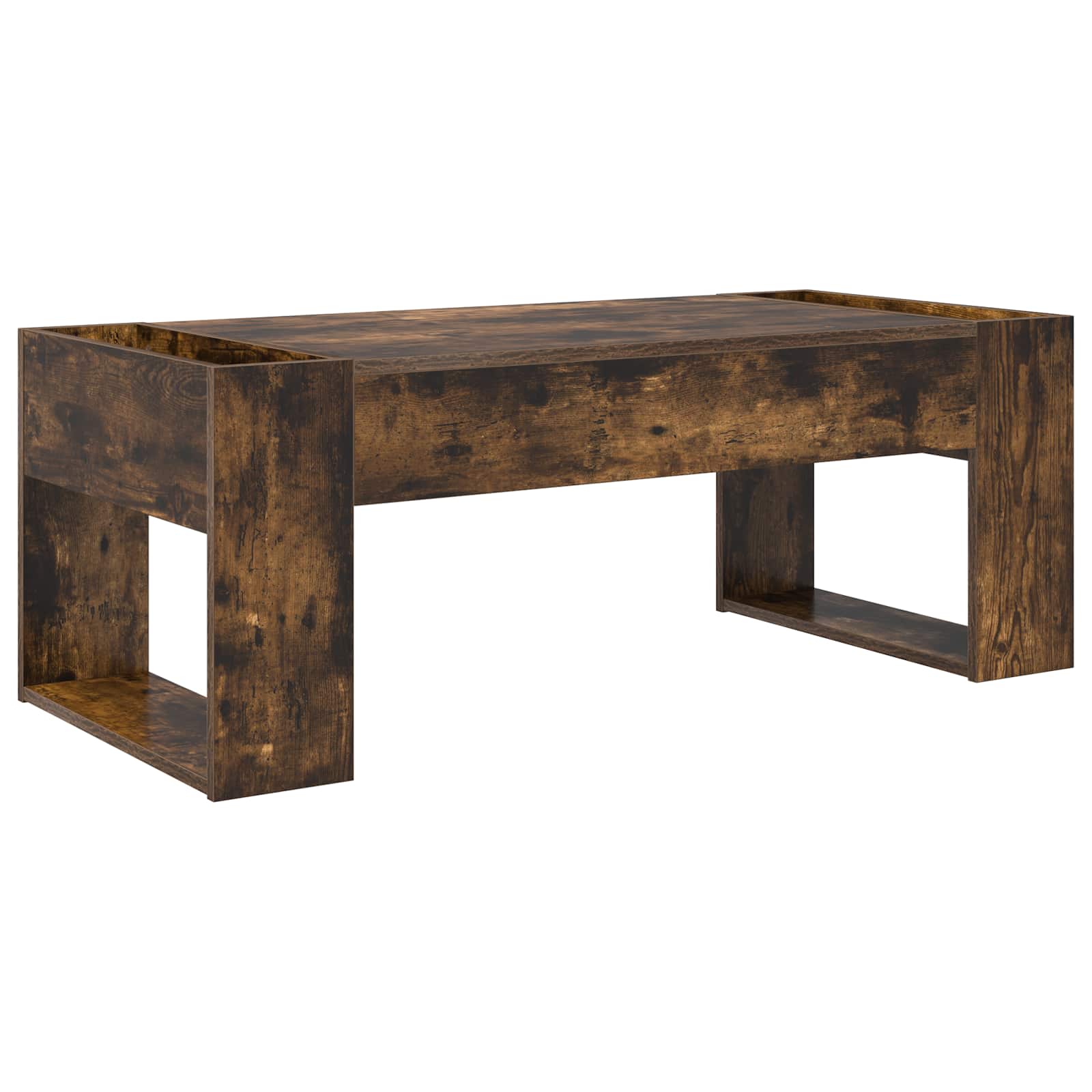Table basse Chêne fumé 110 x 50 x 41 cm Bois d'ingénierie - XIOS