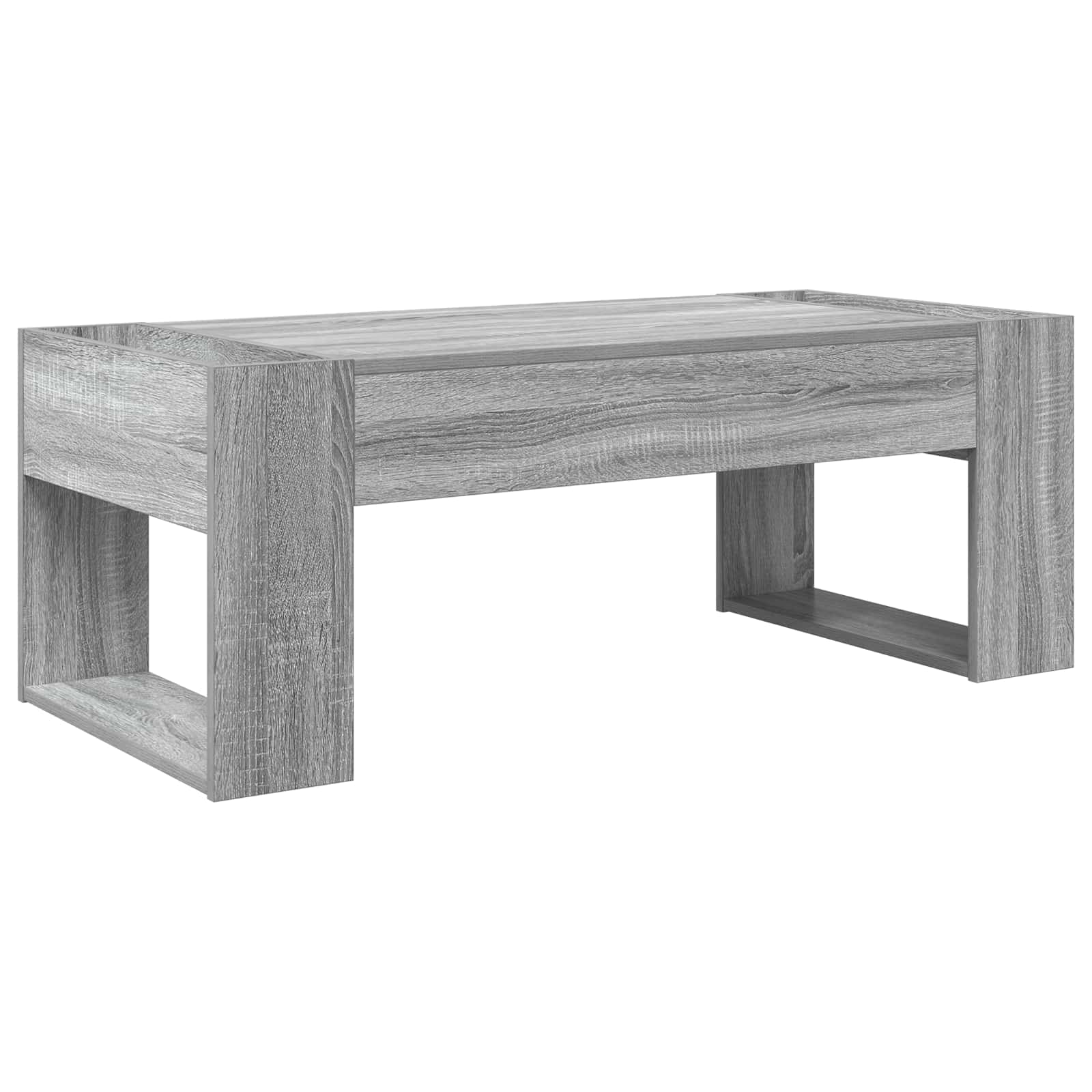 Table basse Gris Sonoma 110 x 50 x 41 cm Bois d'ingénierie - XIOS