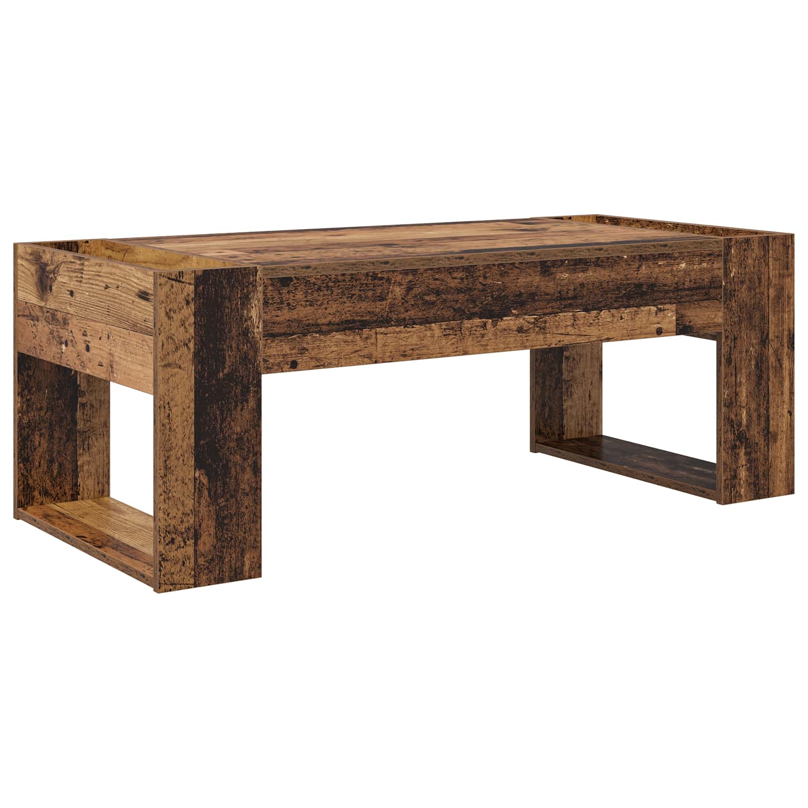 Table basse Bois ancien 110 x 50 x 41 cm Bois d'ingénierie - XIOS