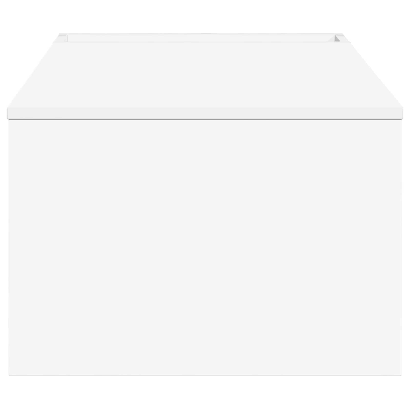 Table basse Blanc 95 x 50 x 34 cm Bois d'ingénierie - XIOS