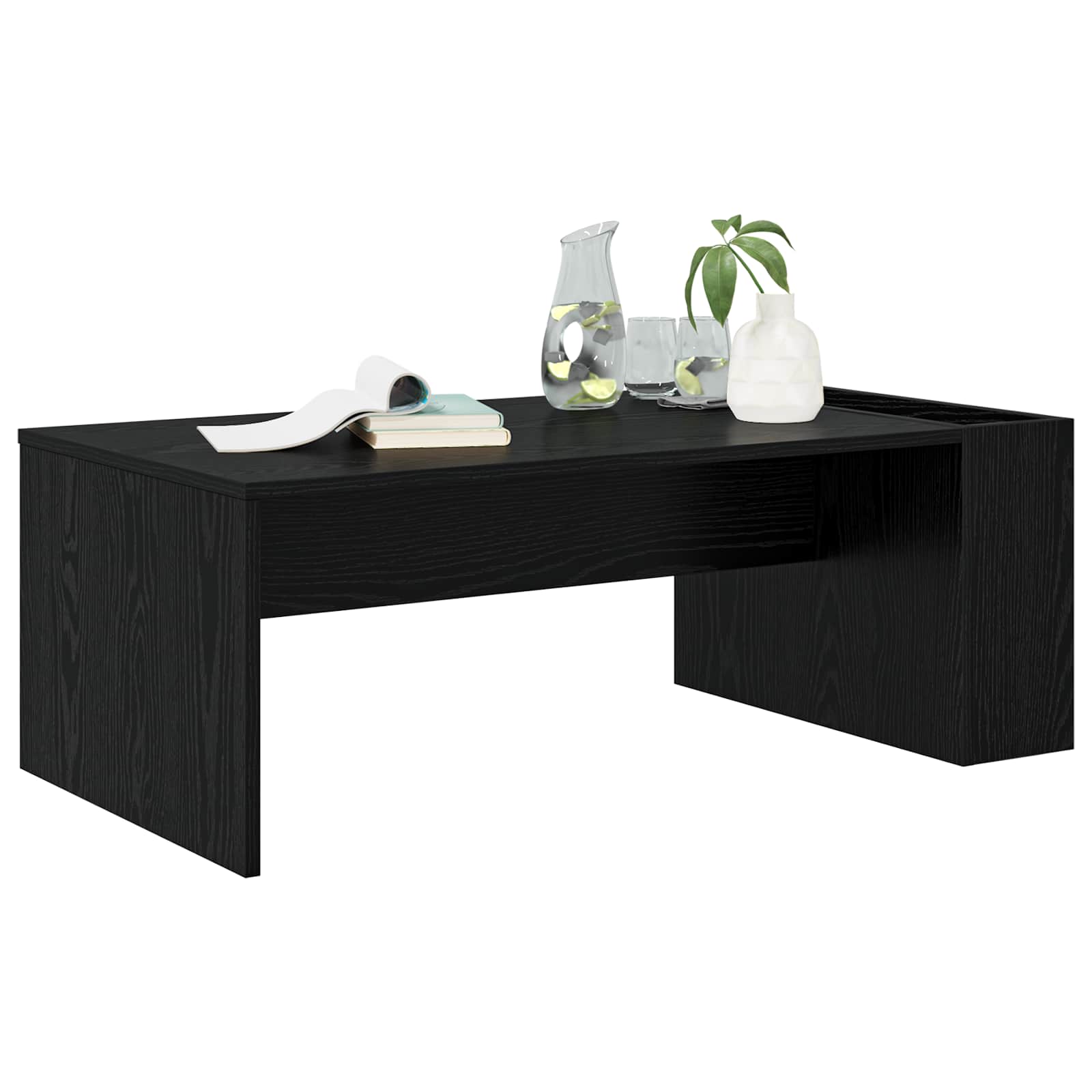 Table basse Chêne noir 95 x 50 x 34 cm Bois d'ingénierie - XIOS
