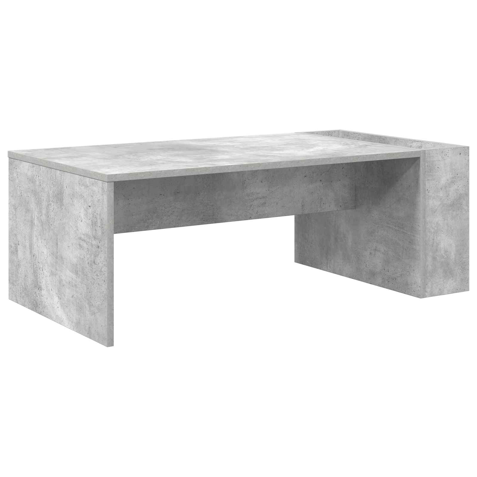 Table basse Gris béton 95 x 50 x 34 cm Bois d'ingénierie - XIOS