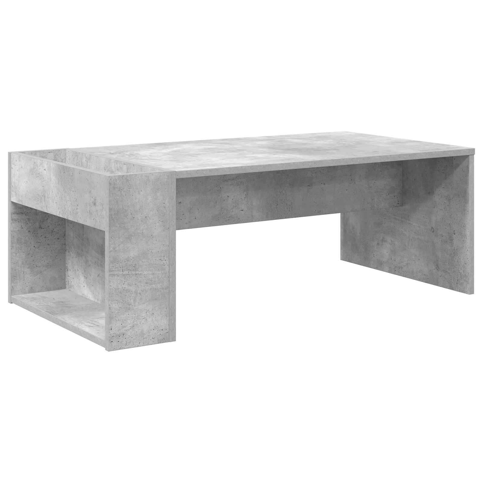 Table basse Gris béton 95 x 50 x 34 cm Bois d'ingénierie - XIOS