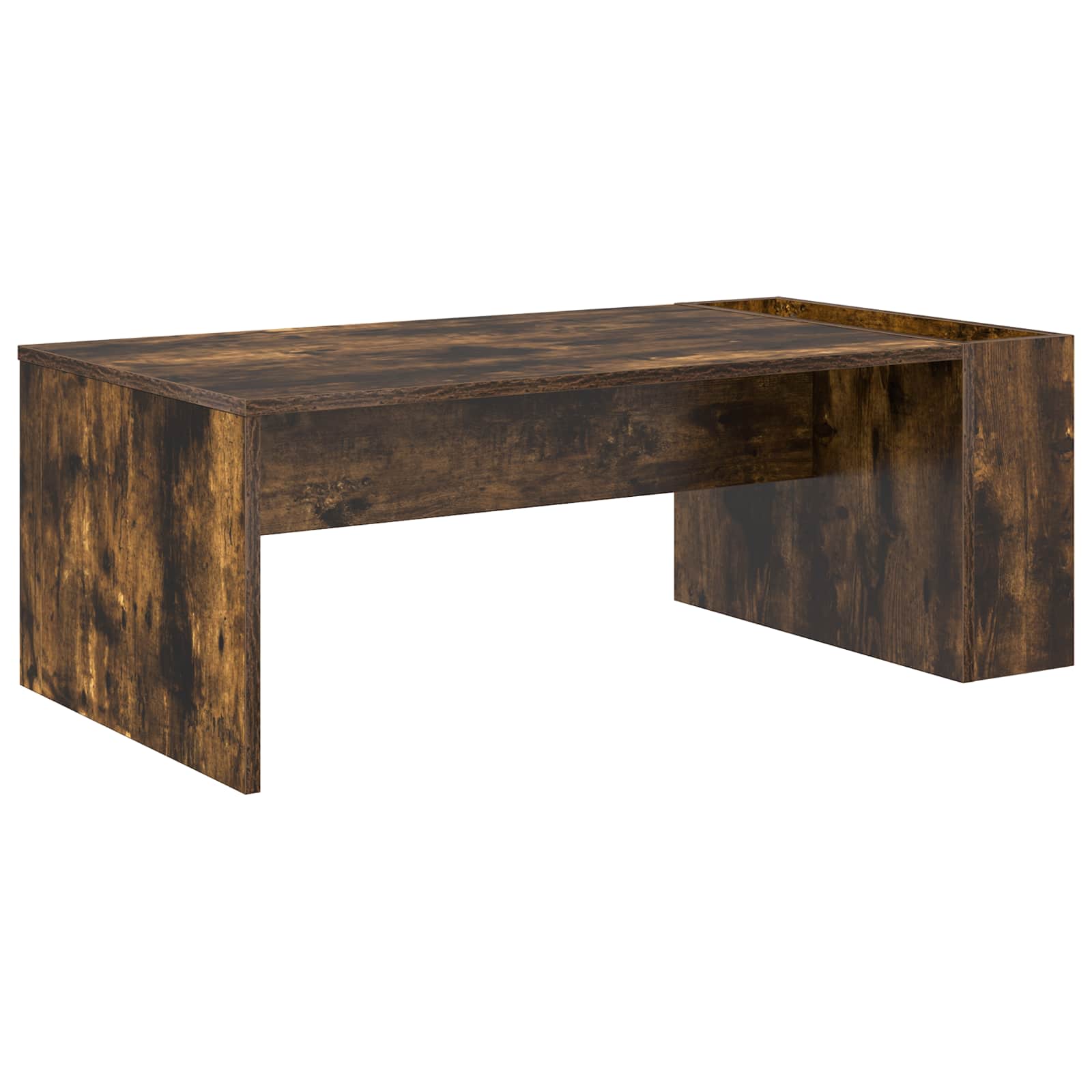 Table basse Chêne fumé 95 x 50 x 34 cm Bois d'ingénierie - XIOS