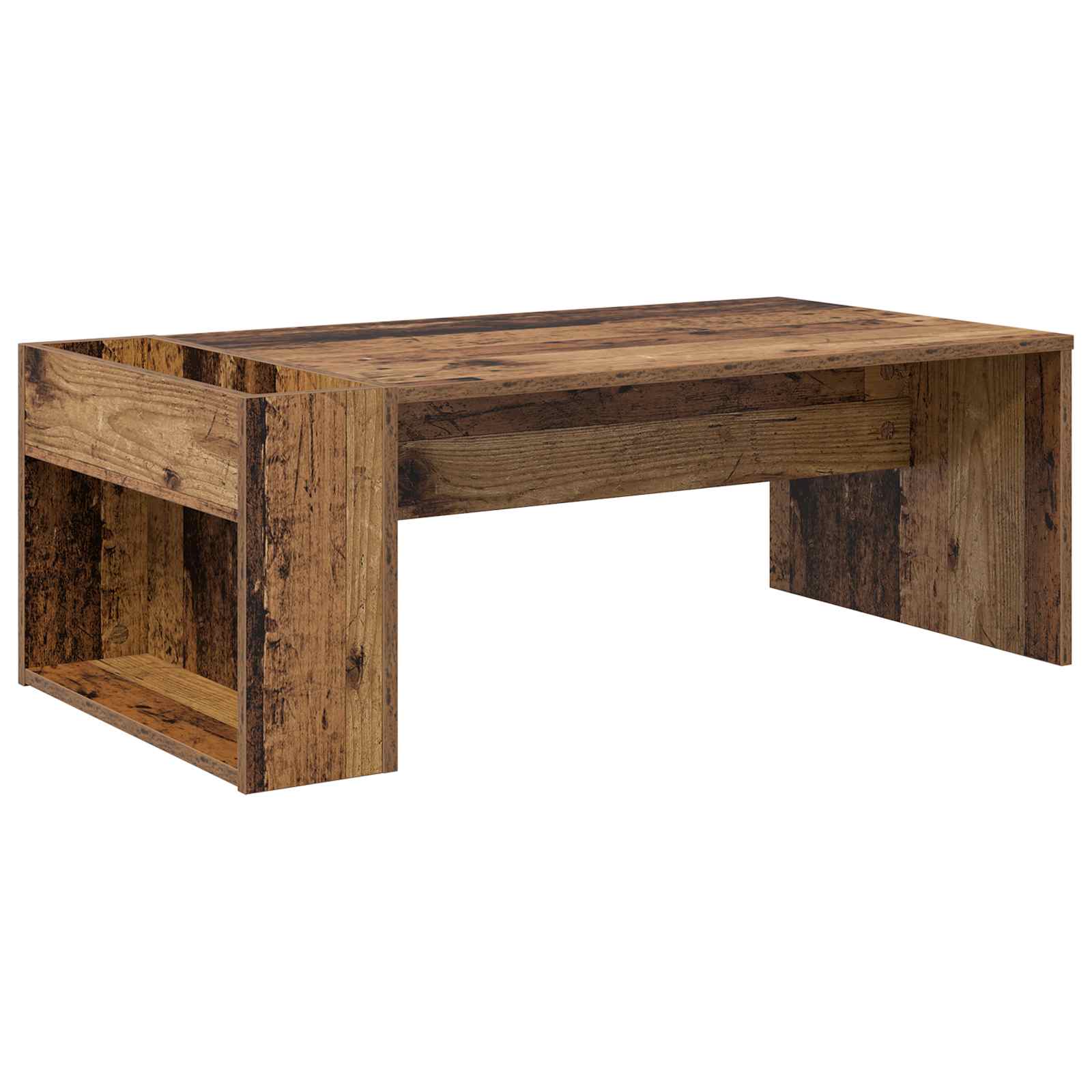 Table basse Bois ancien 95 x 50 x 34 cm Bois d'ingénierie - XIOS