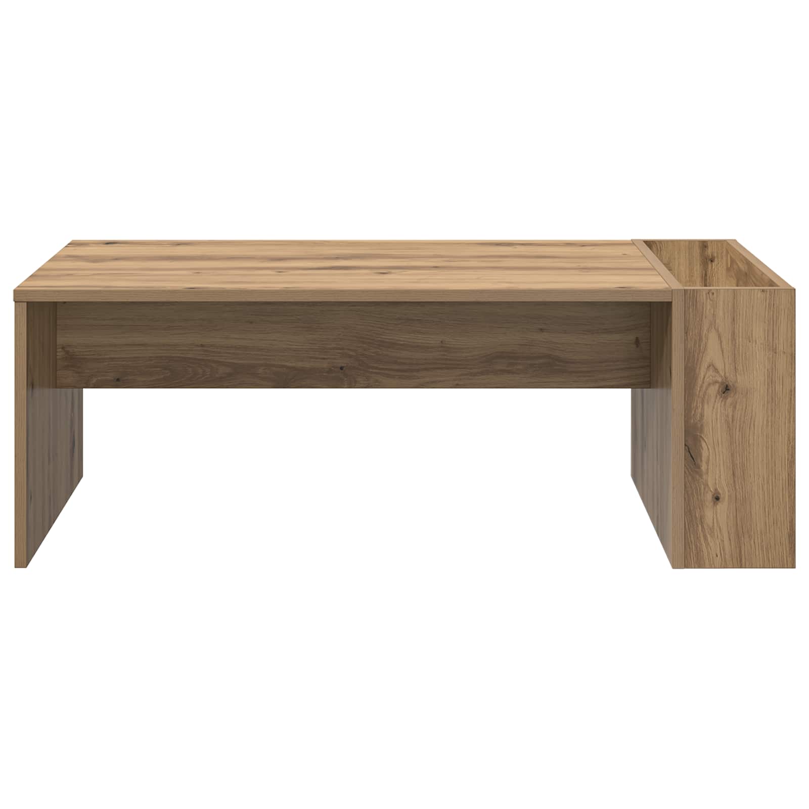 Table basse Chêne artisanal 95 x 50 x 34 cm Bois d'ingénierie - XIOS