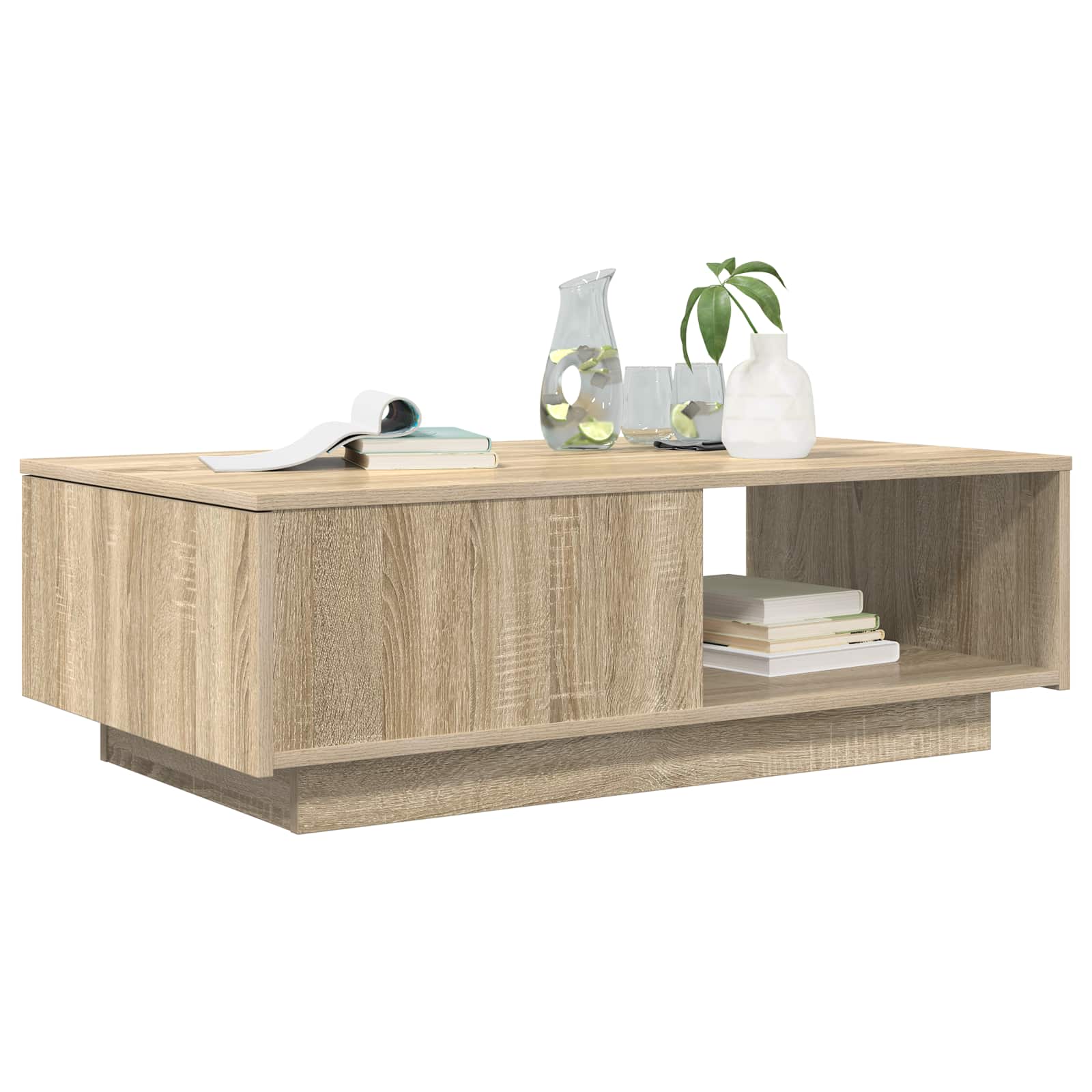 Table basse Chêne Sonoma 95 x 55 x 31 cm Bois d'ingénierie - XIOS