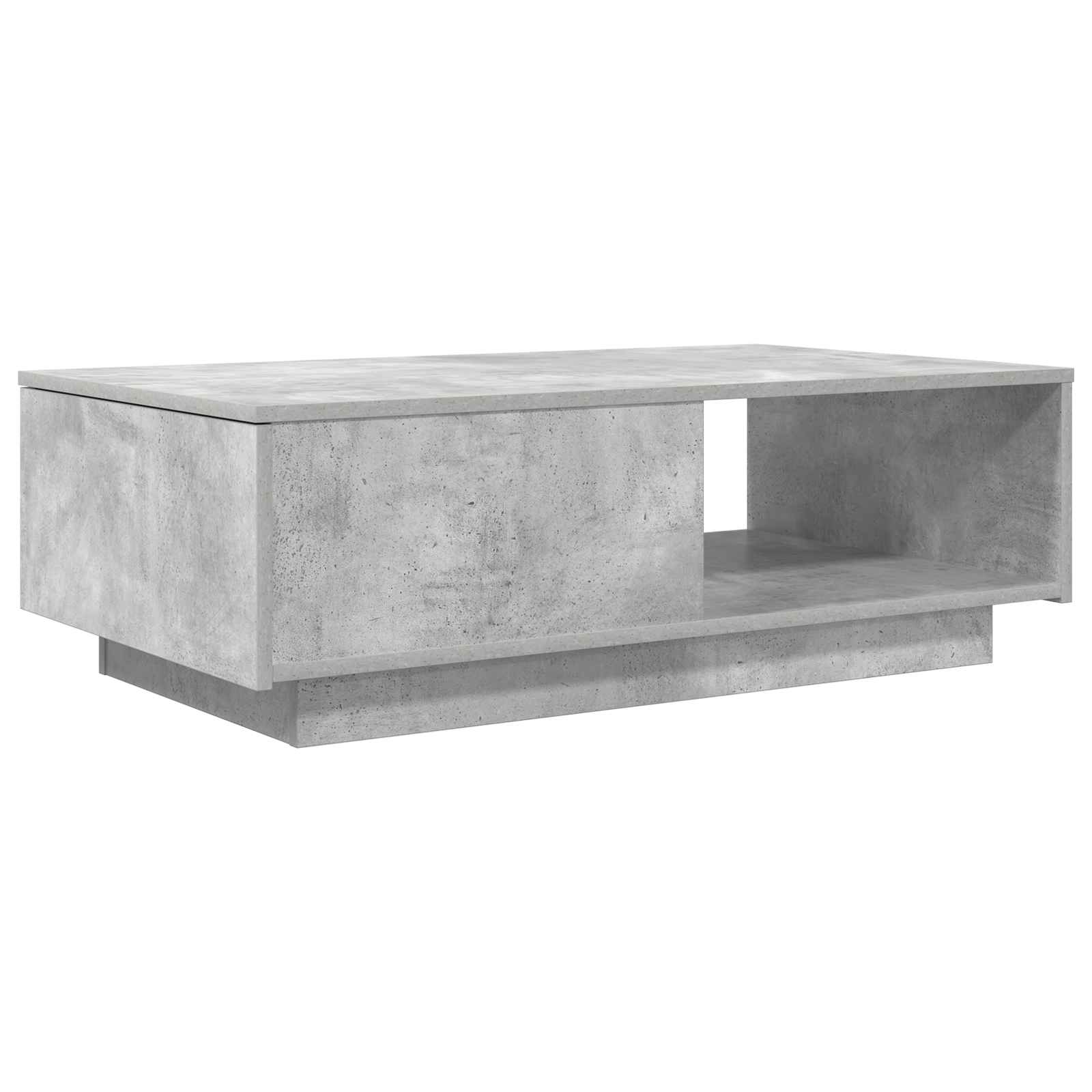 Table basse Gris béton 95 x 55 x 31 cm Bois d'ingénierie - XIOS
