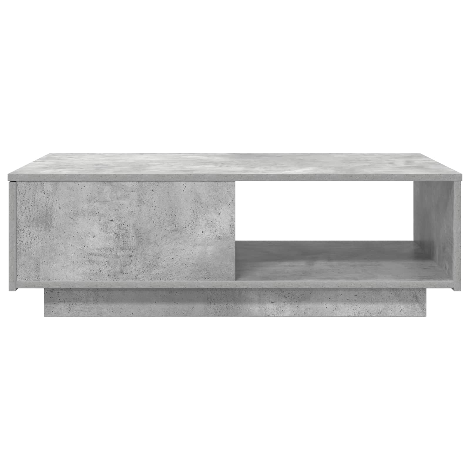 Table basse Gris béton 95 x 55 x 31 cm Bois d'ingénierie - XIOS