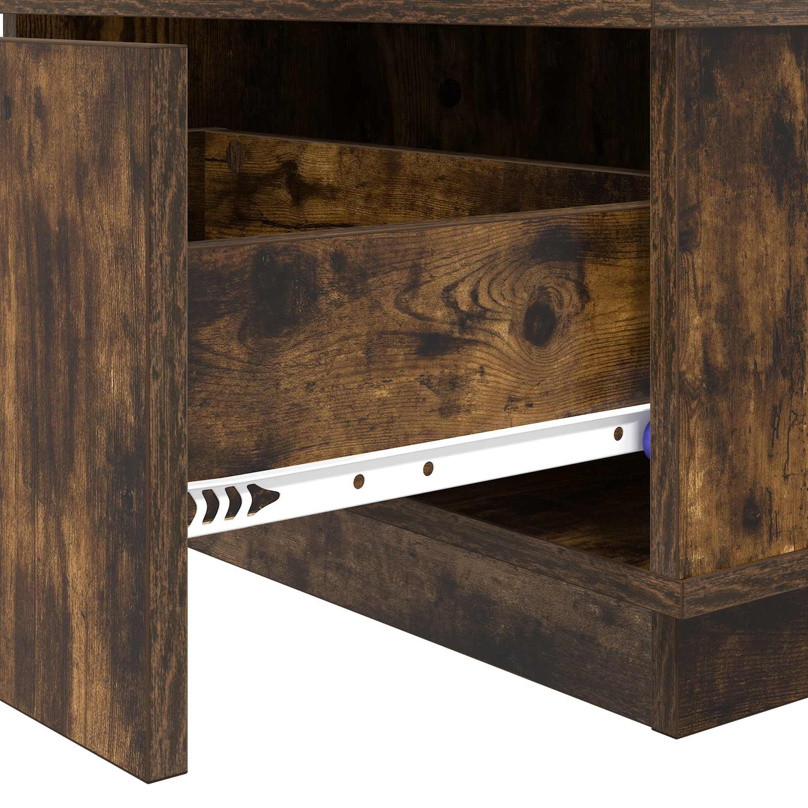 Table basse Chêne fumé 95 x 55 x 31 cm Bois d'ingénierie - XIOS