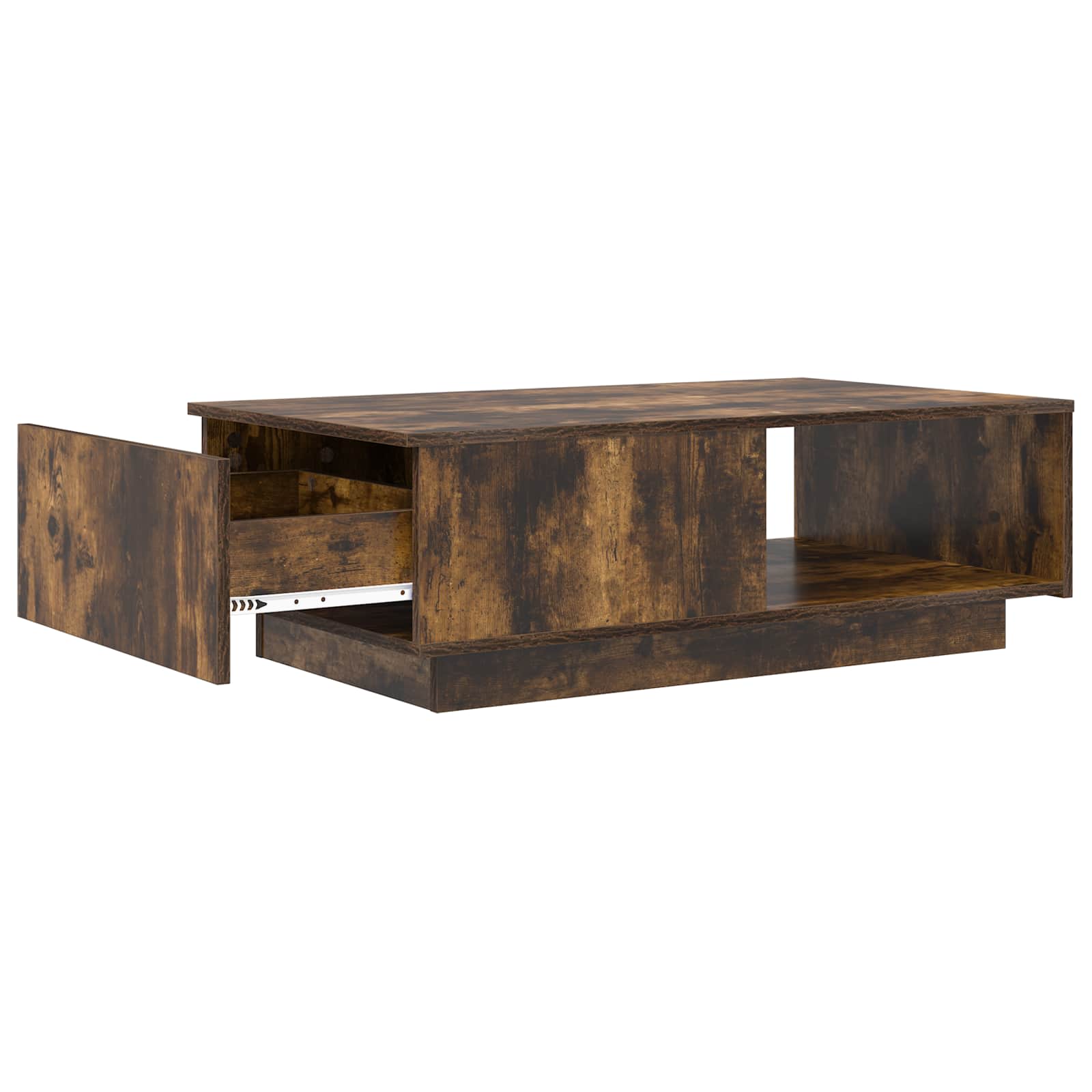 Table basse Chêne fumé 95 x 55 x 31 cm Bois d'ingénierie - XIOS
