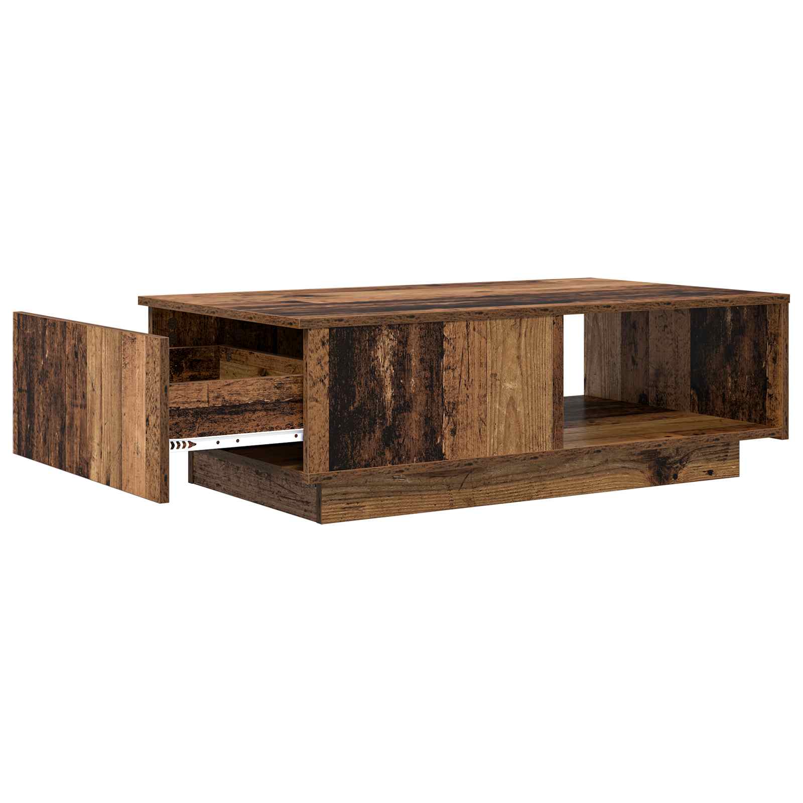 Table basse Bois ancien 95 x 55 x 31 cm Bois d'ingénierie - XIOS