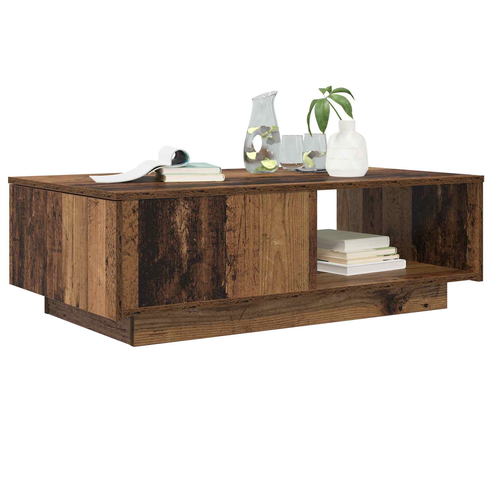 Table basse Bois ancien 95 x 55 x 31 cm Bois d'ingénierie - XIOS