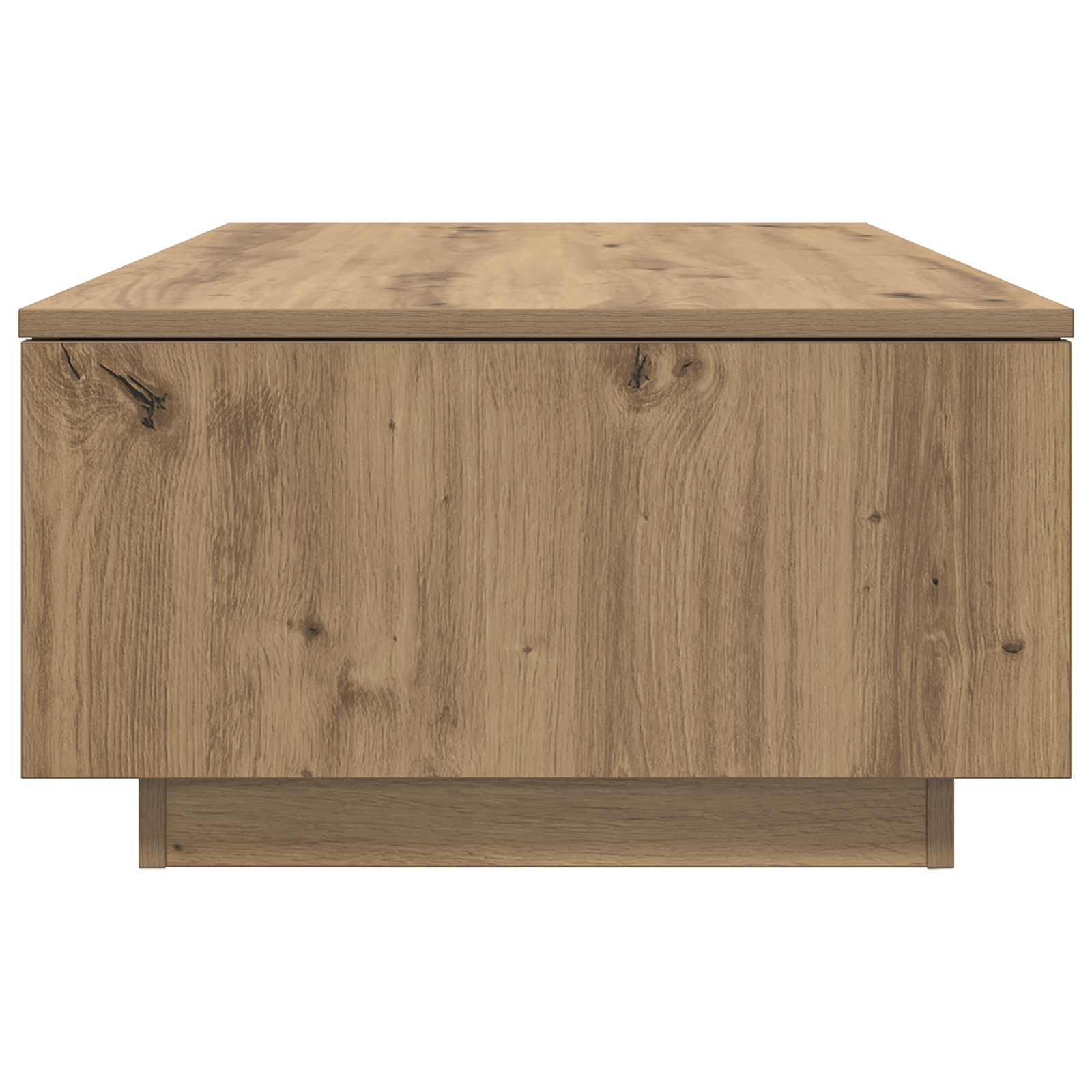 Table basse Chêne artisanal 95 x 55 x 31 cm Bois d'ingénierie - XIOS