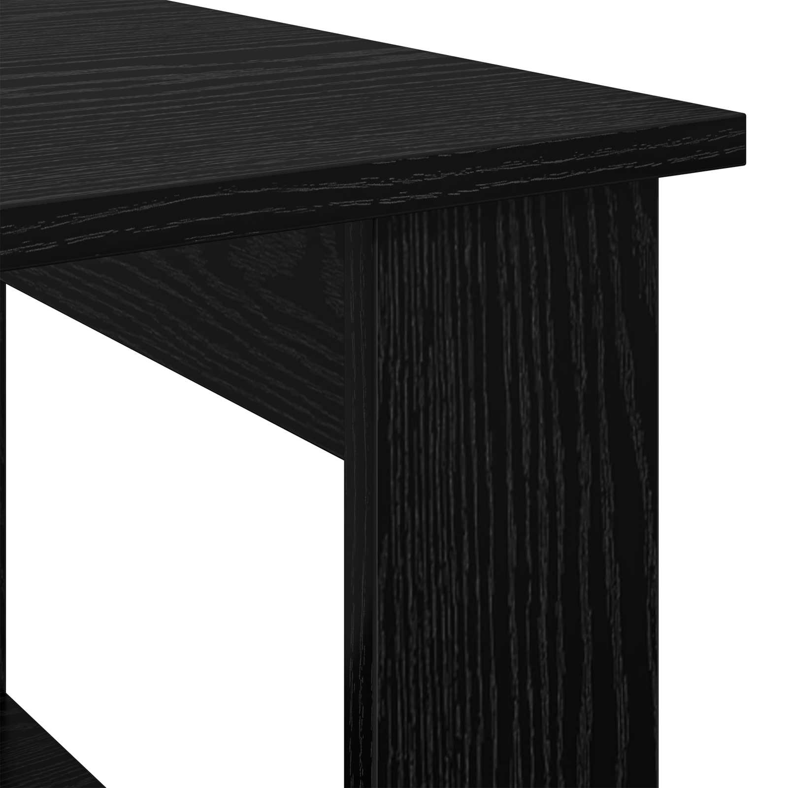 Table basse Chêne noir 72 x 50 x 50 cm Bois d'ingénierie - XIOS