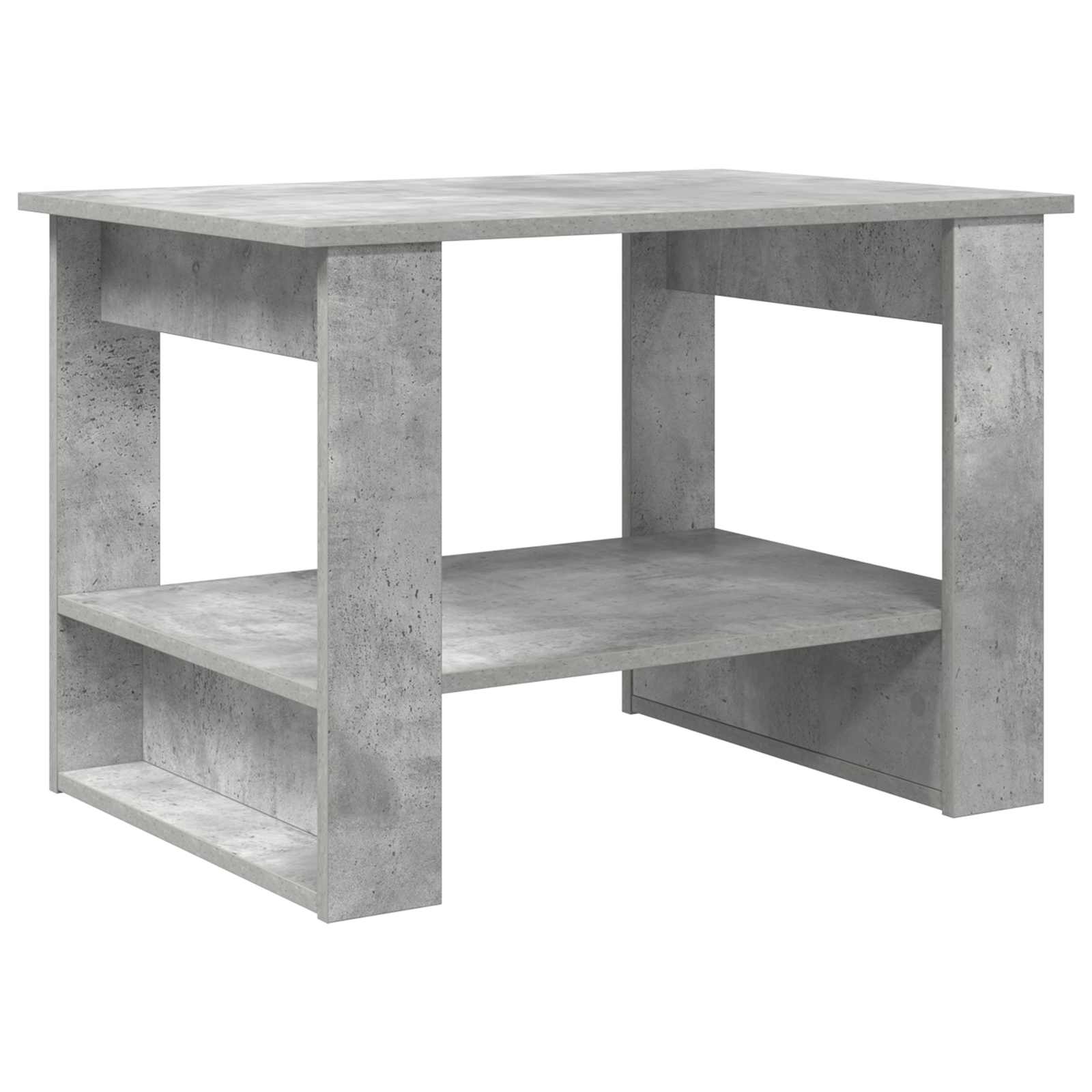 Table basse Gris béton 72 x 50 x 50 cm Bois d'ingénierie - XIOS