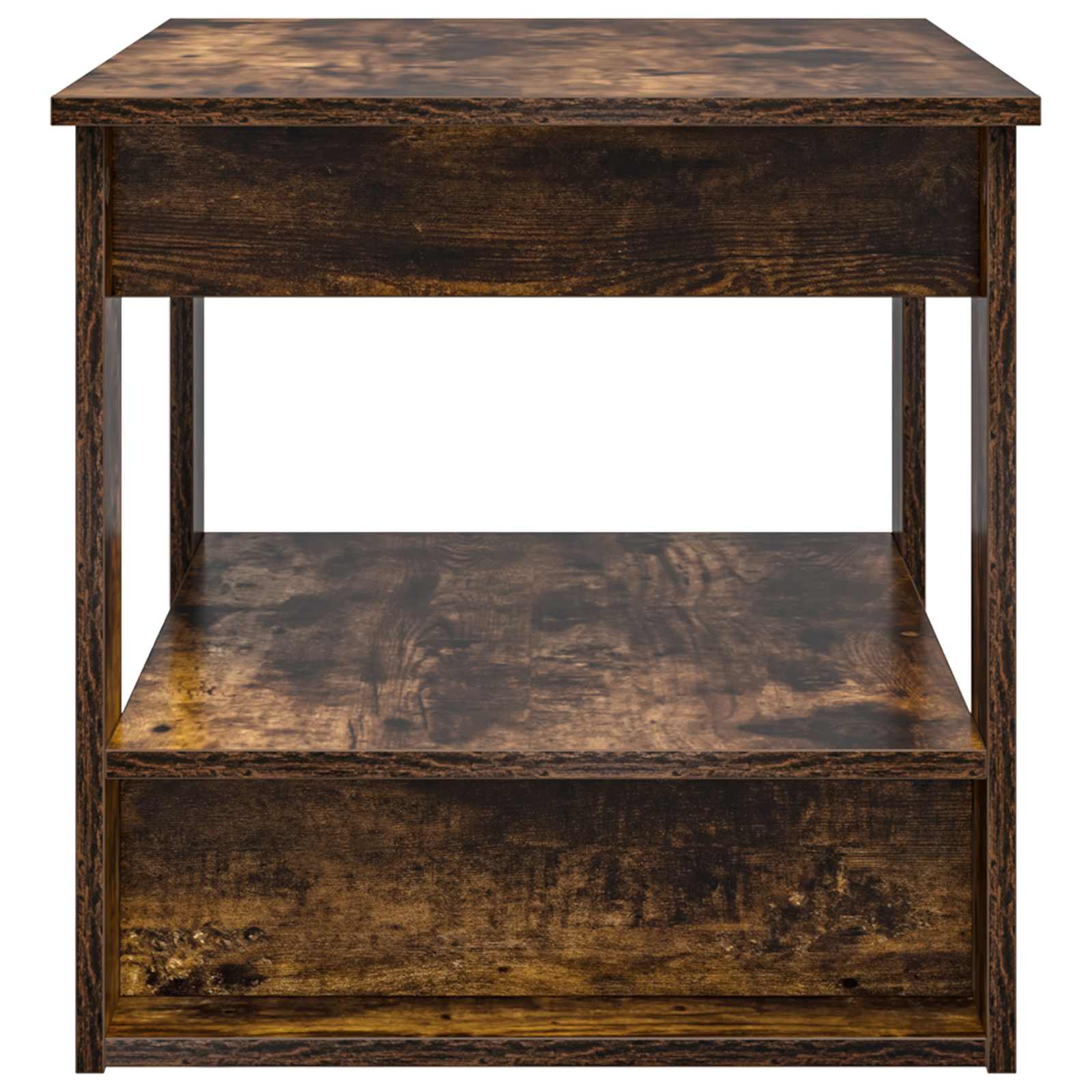 Table basse Chêne fumé 72 x 50 x 50 cm Bois d'ingénierie - XIOS