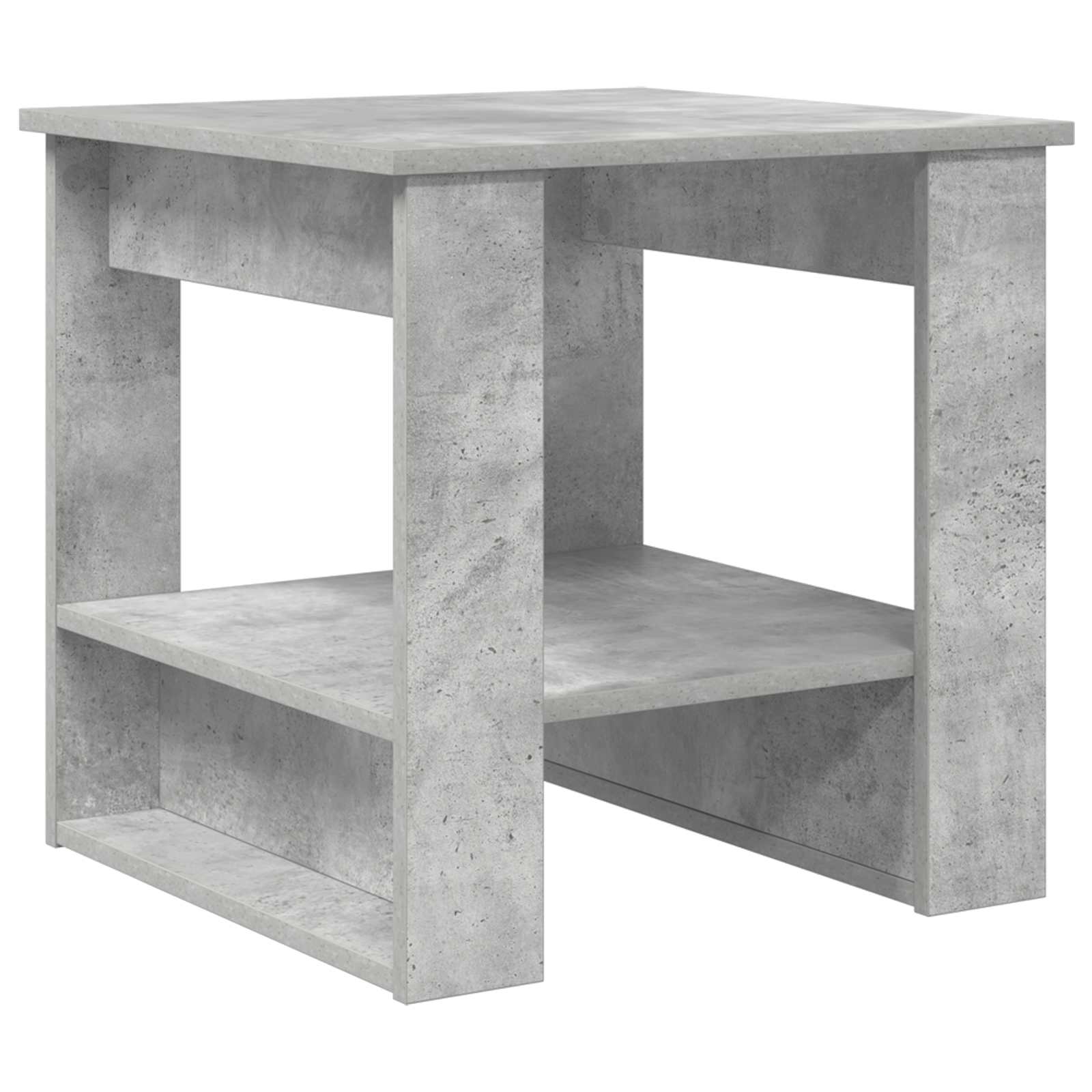 Table basse Gris béton 51 x 50 x 50 cm Bois d'ingénierie - XIOS
