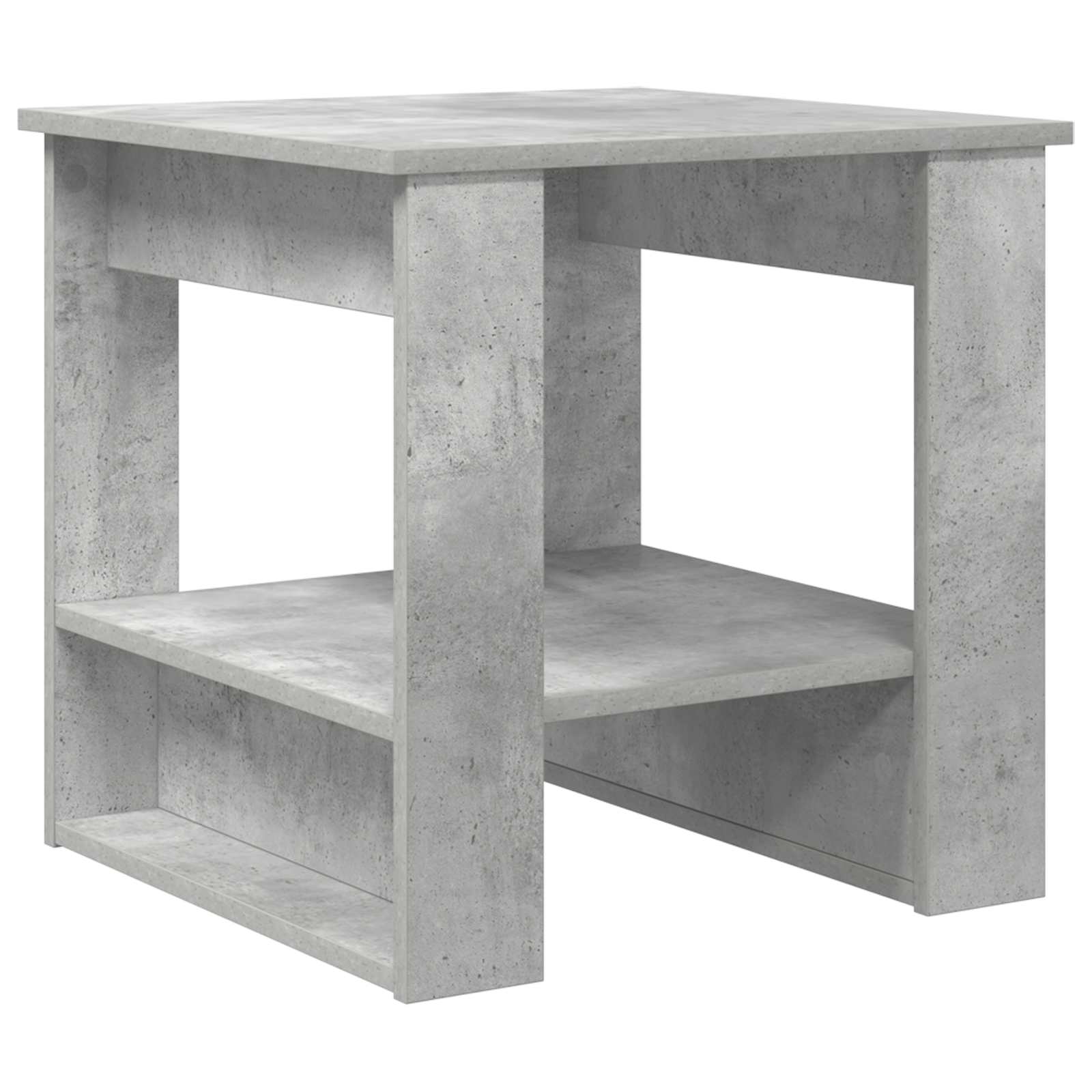 Table basse Gris béton 51 x 50 x 50 cm Bois d'ingénierie - XIOS