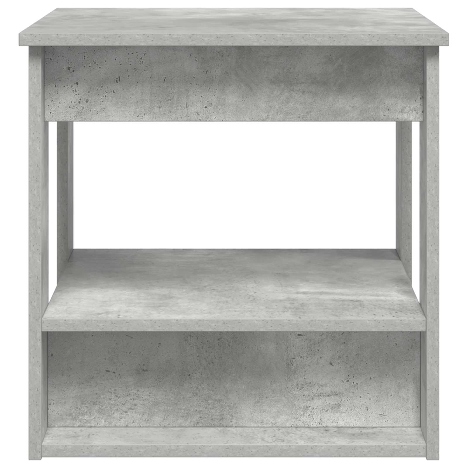 Table basse Gris béton 51 x 50 x 50 cm Bois d'ingénierie - XIOS
