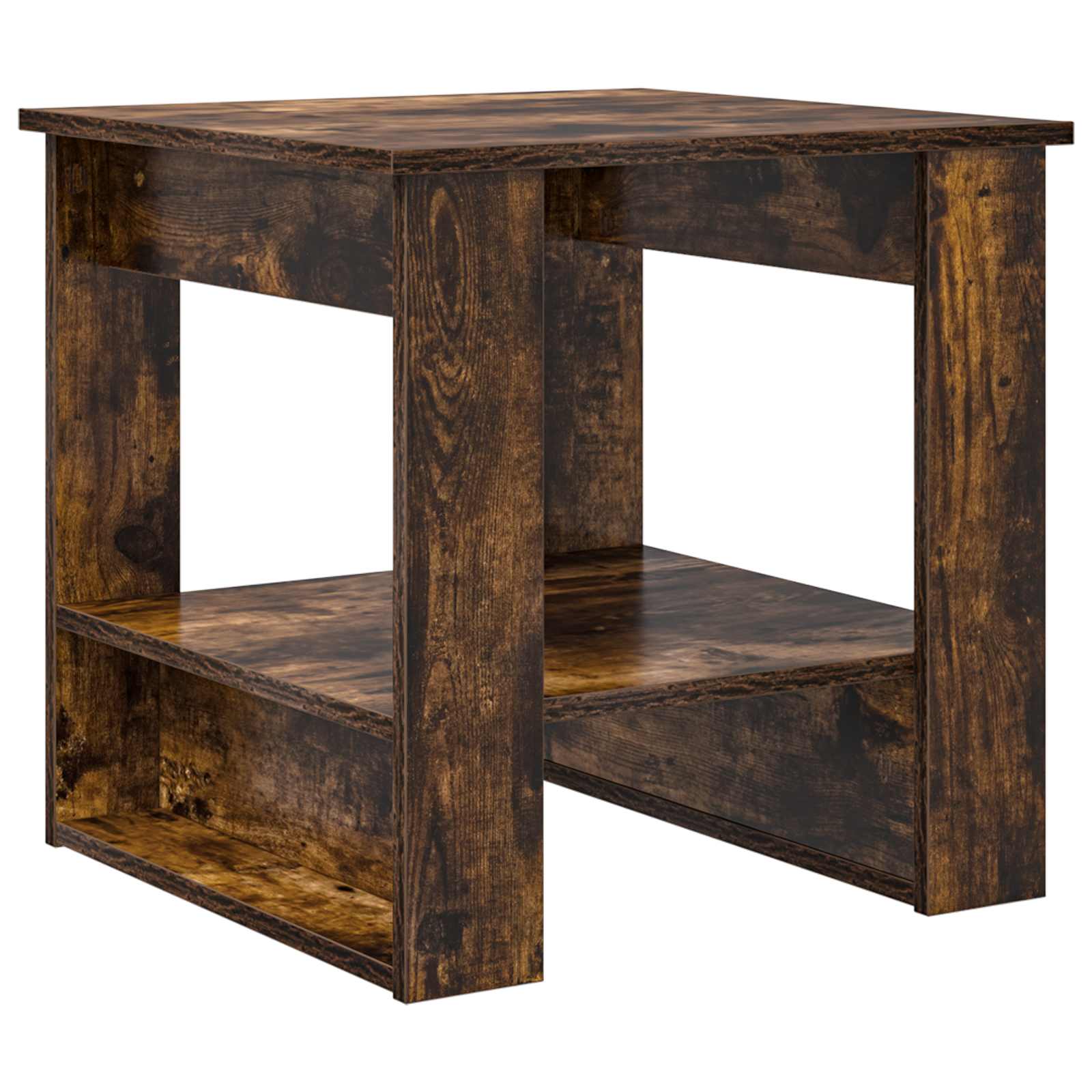 Table basse Chêne fumé 51 x 50 x 50 cm Bois d'ingénierie - XIOS