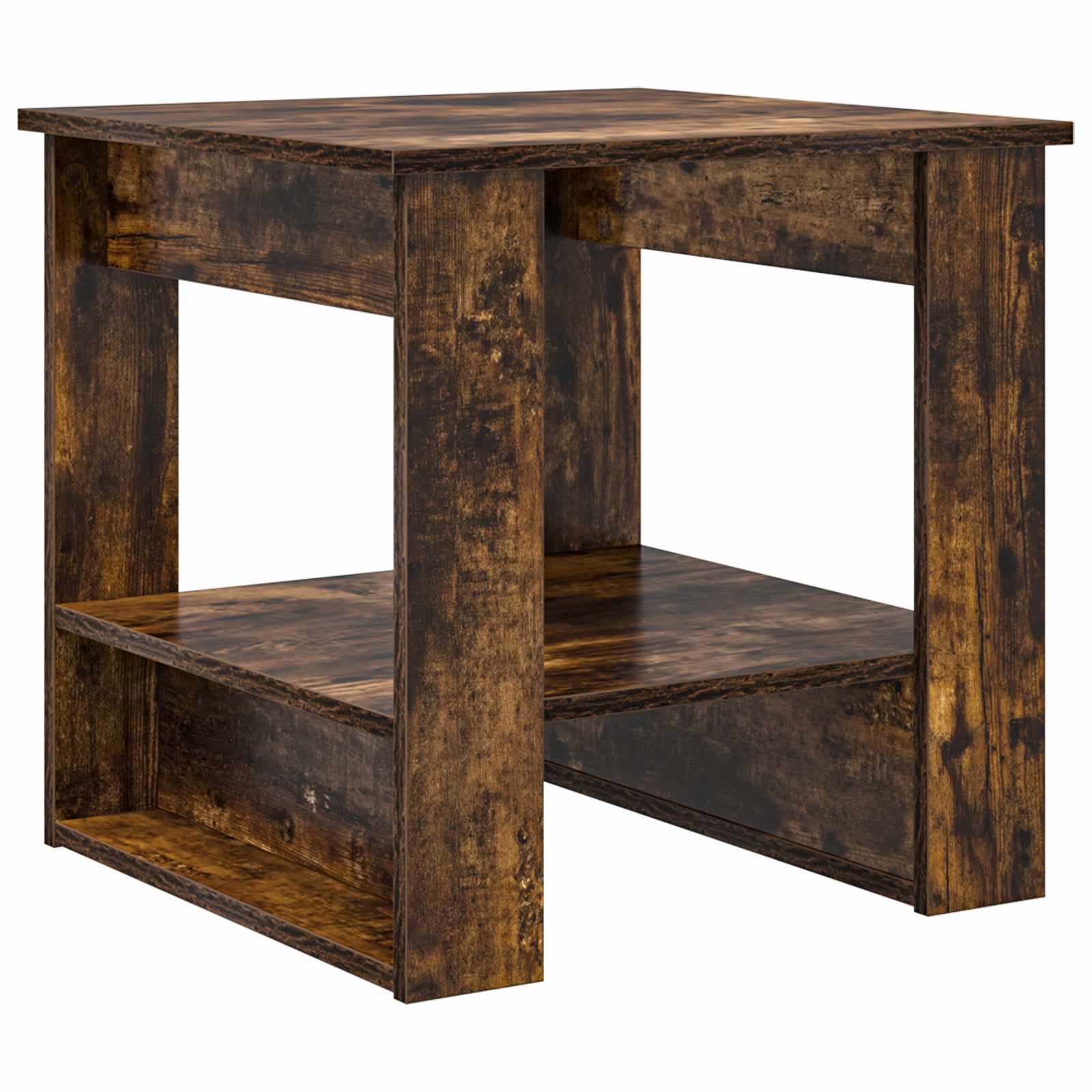 Table basse Chêne fumé 51 x 50 x 50 cm Bois d'ingénierie - XIOS