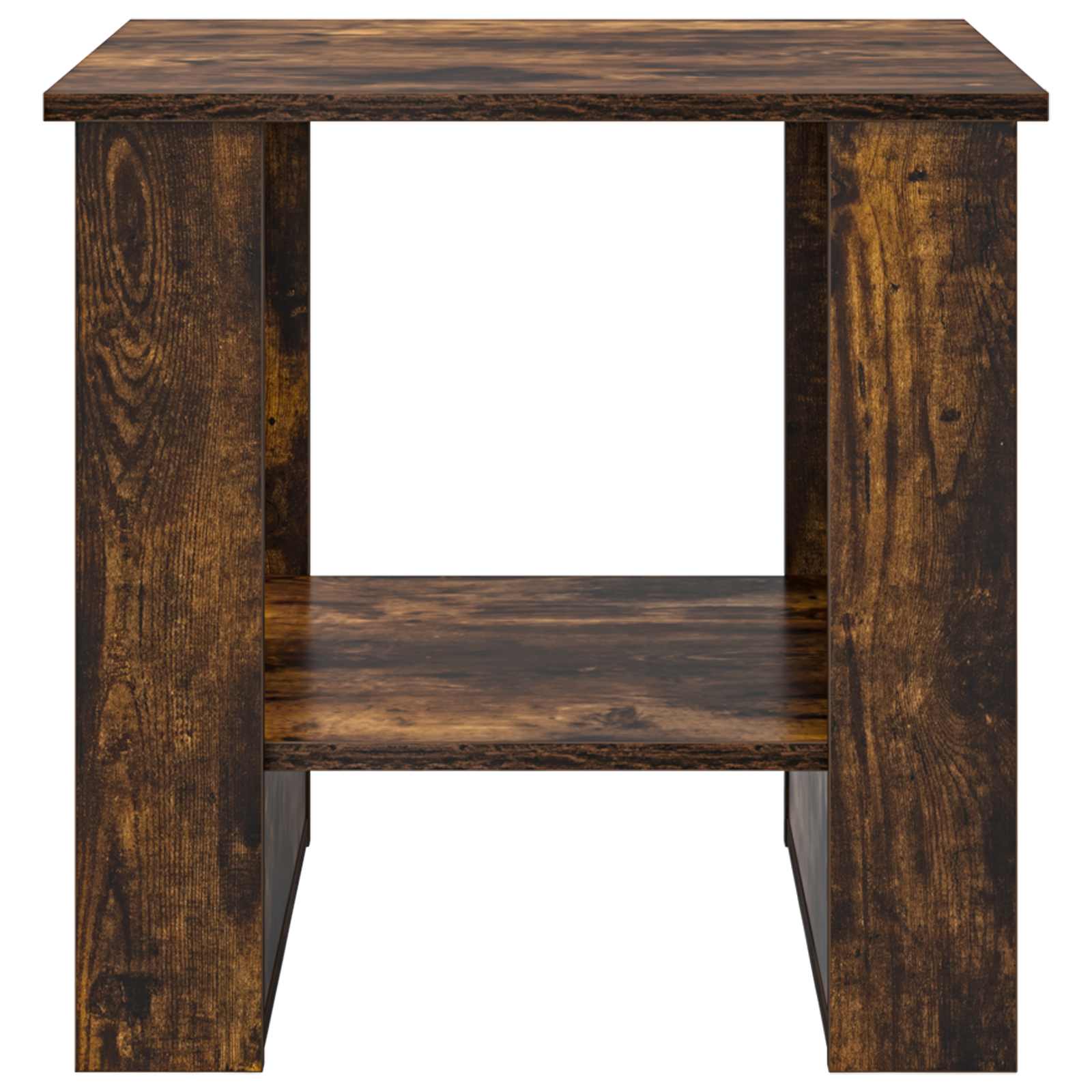 Table basse Chêne fumé 51 x 50 x 50 cm Bois d'ingénierie - XIOS