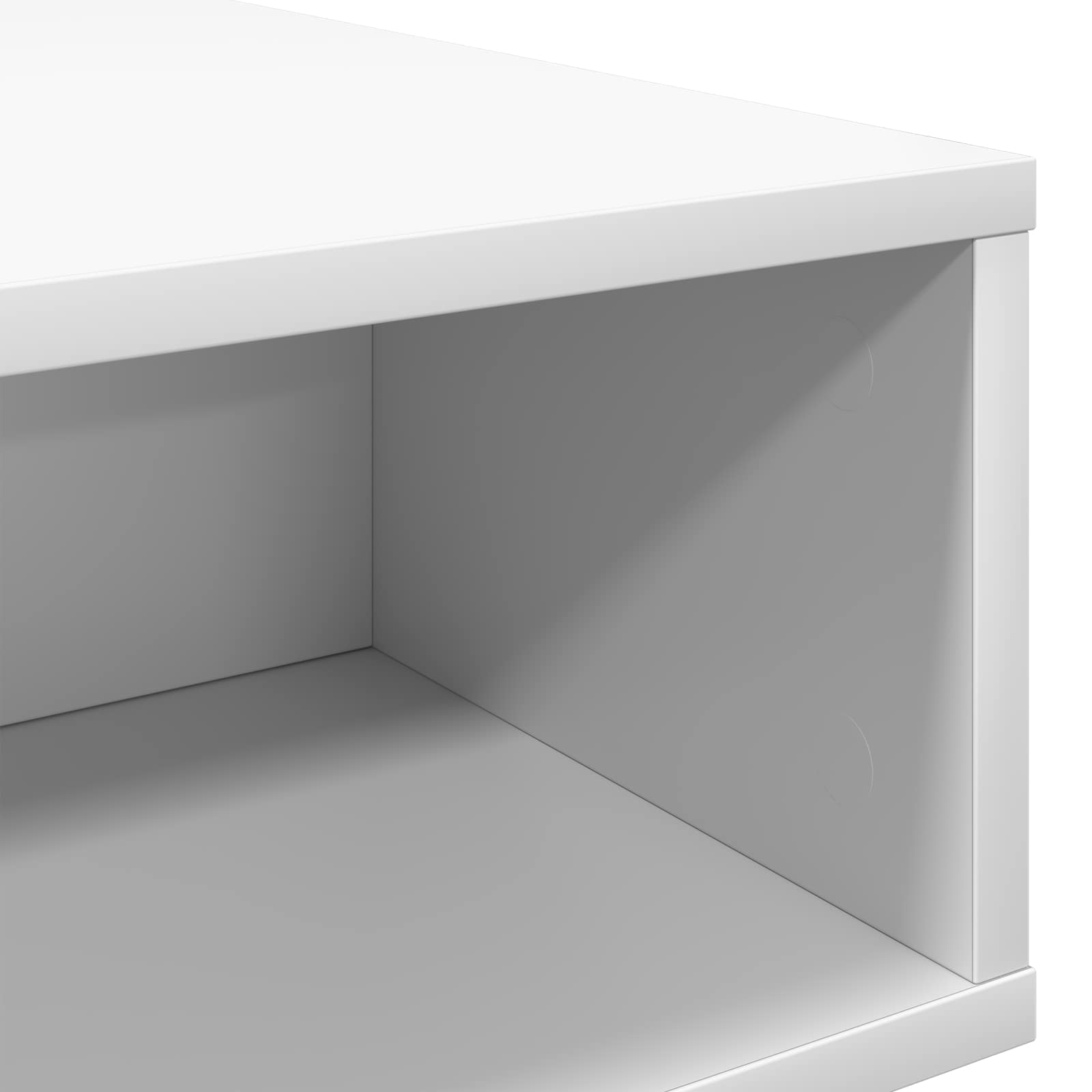 Table basse Blanc 105 x 50 x 32,5 cm Bois d'ingénierie - XIOS