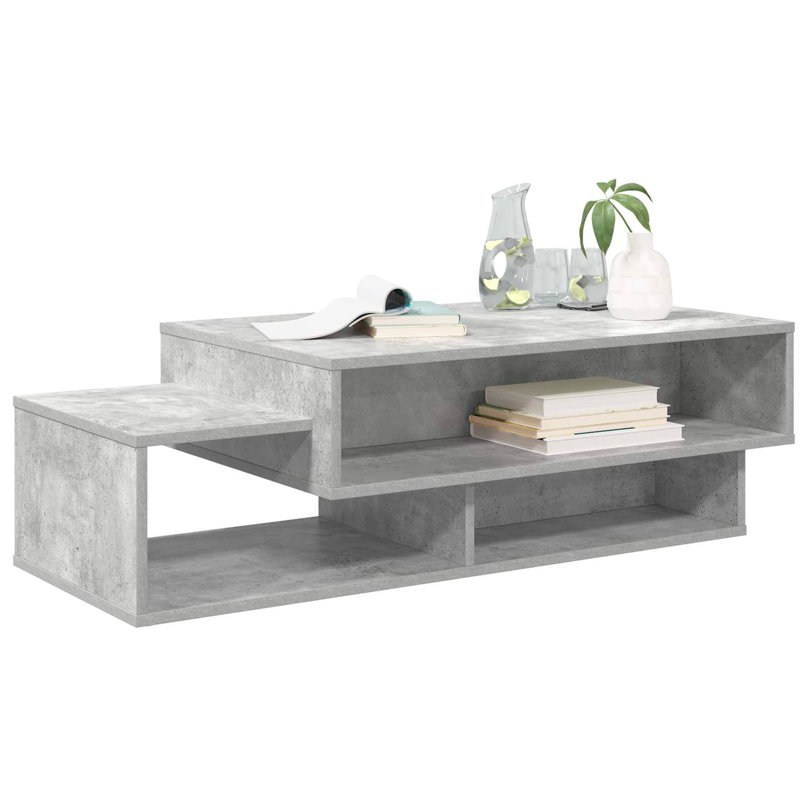 Table basse Gris béton 105 x 50 x 32,5 cm Bois d'ingénierie - XIOS
