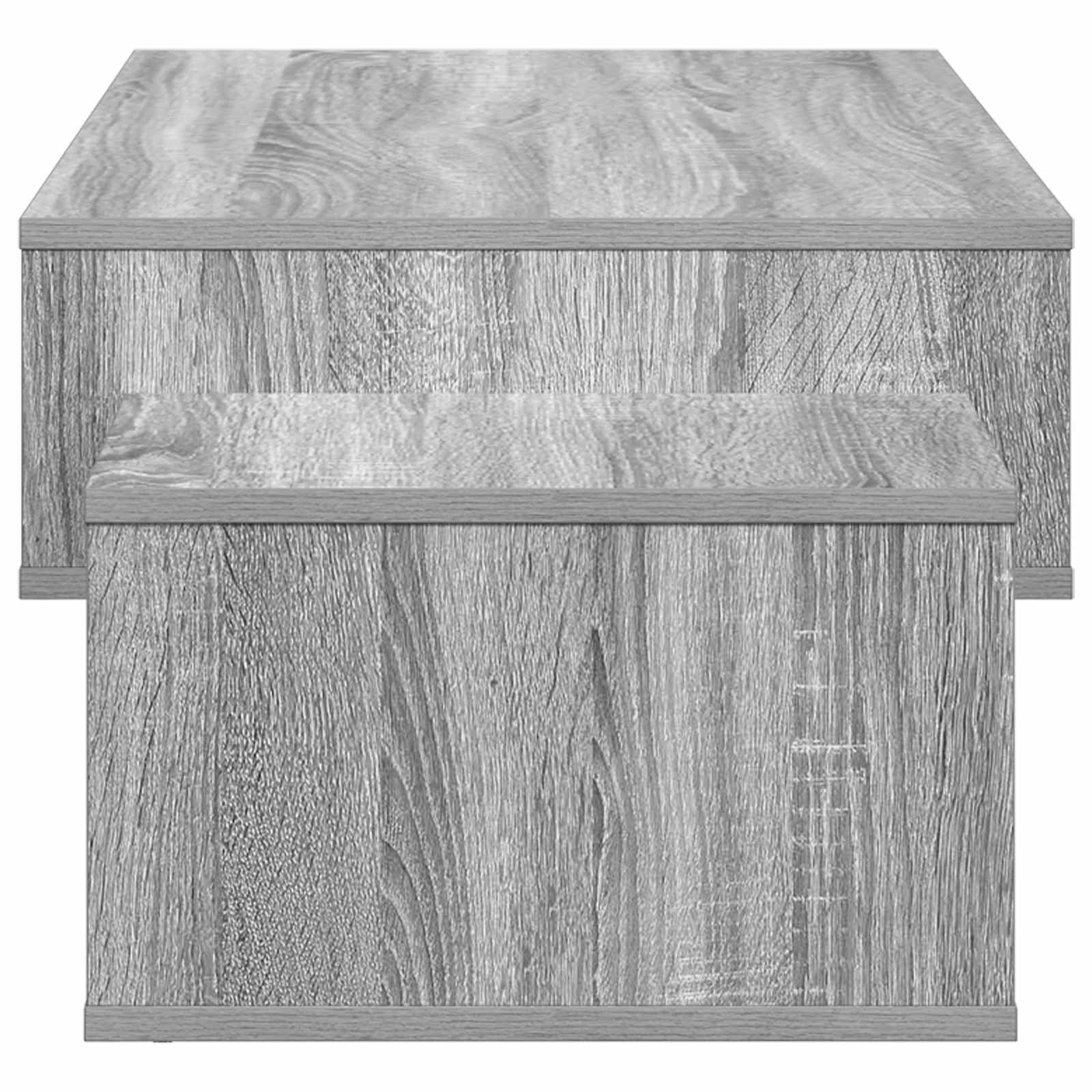 Table basse Gris Sonoma 105 x 50 x 32,5 cm Bois d'ingénierie - XIOS